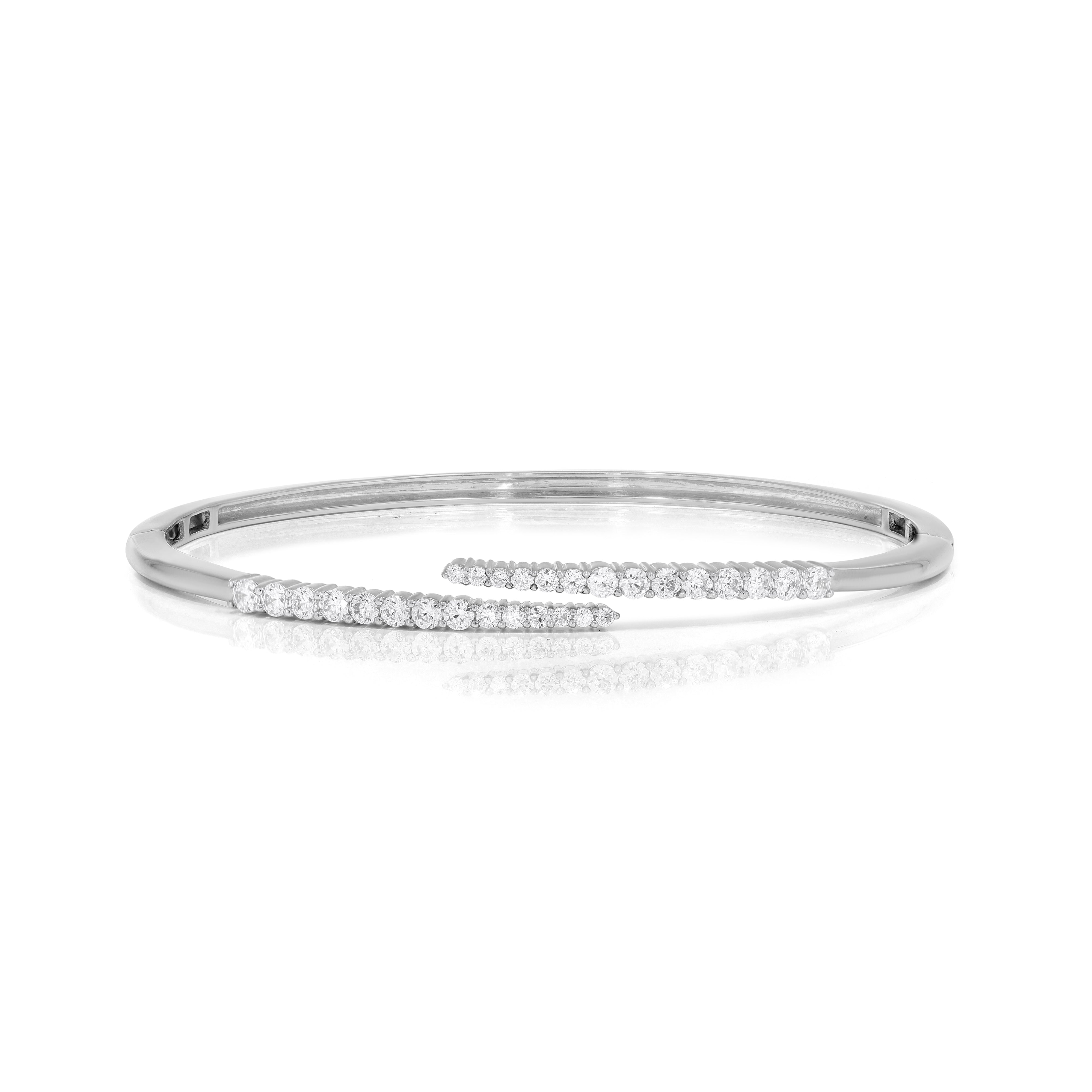 Keeva Jewels Round Diamond Laxurious Adjustable Bangle - KJG3799