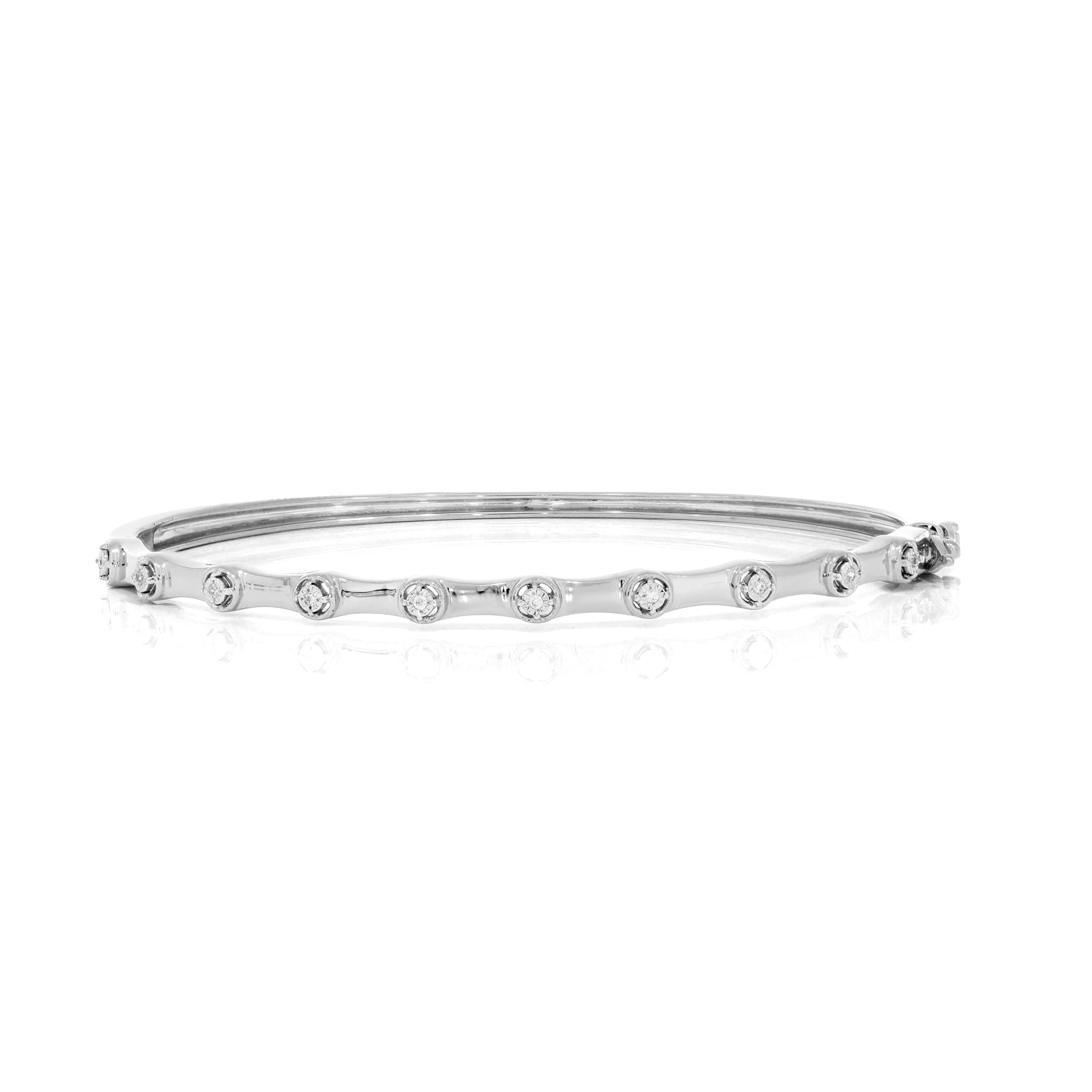 Keeva Jewels Round Diamond Delicate Kada Bangle - KJG5280OPP1-S2