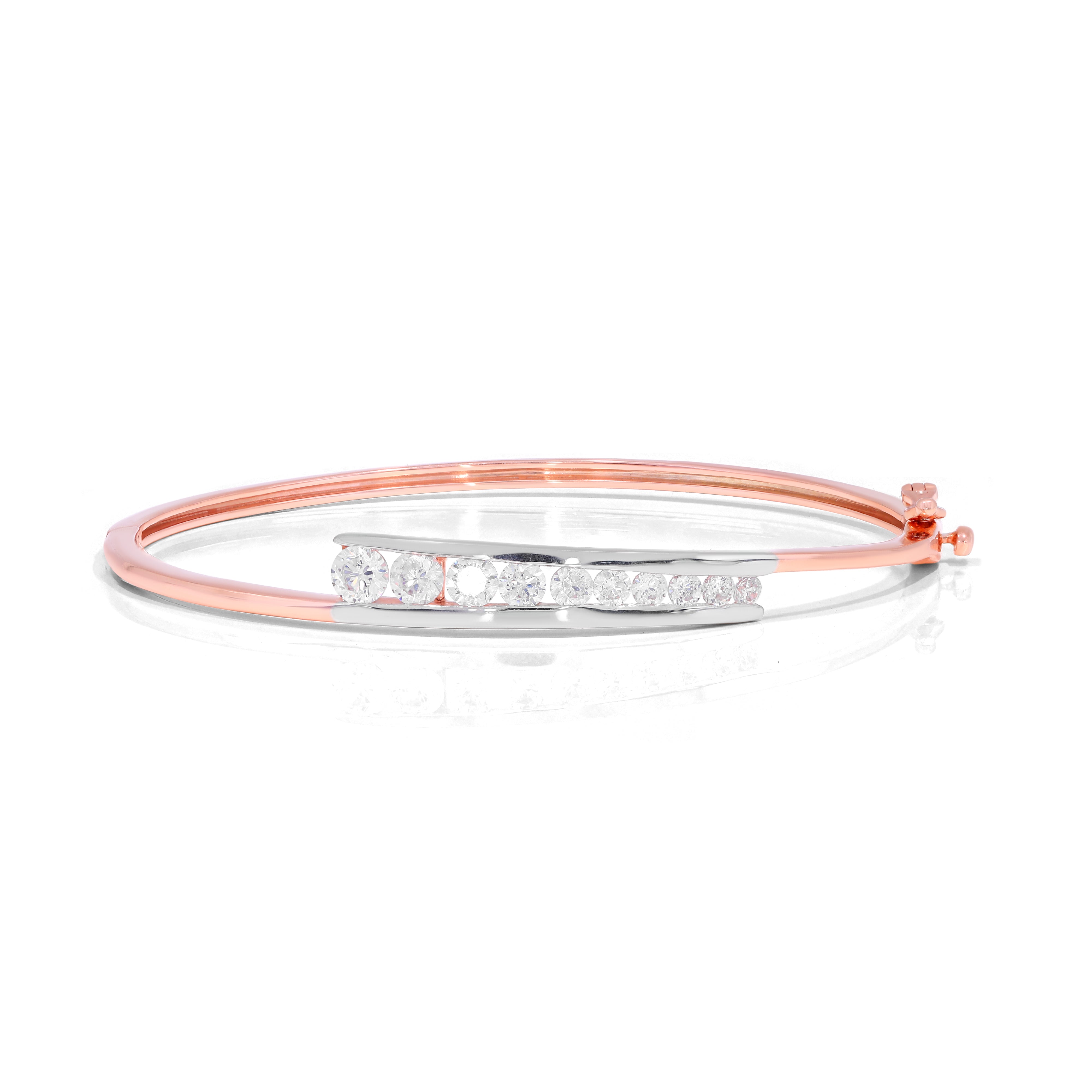 Keeva Jewels Round Diamond Laxurious Bangle - KJG6701