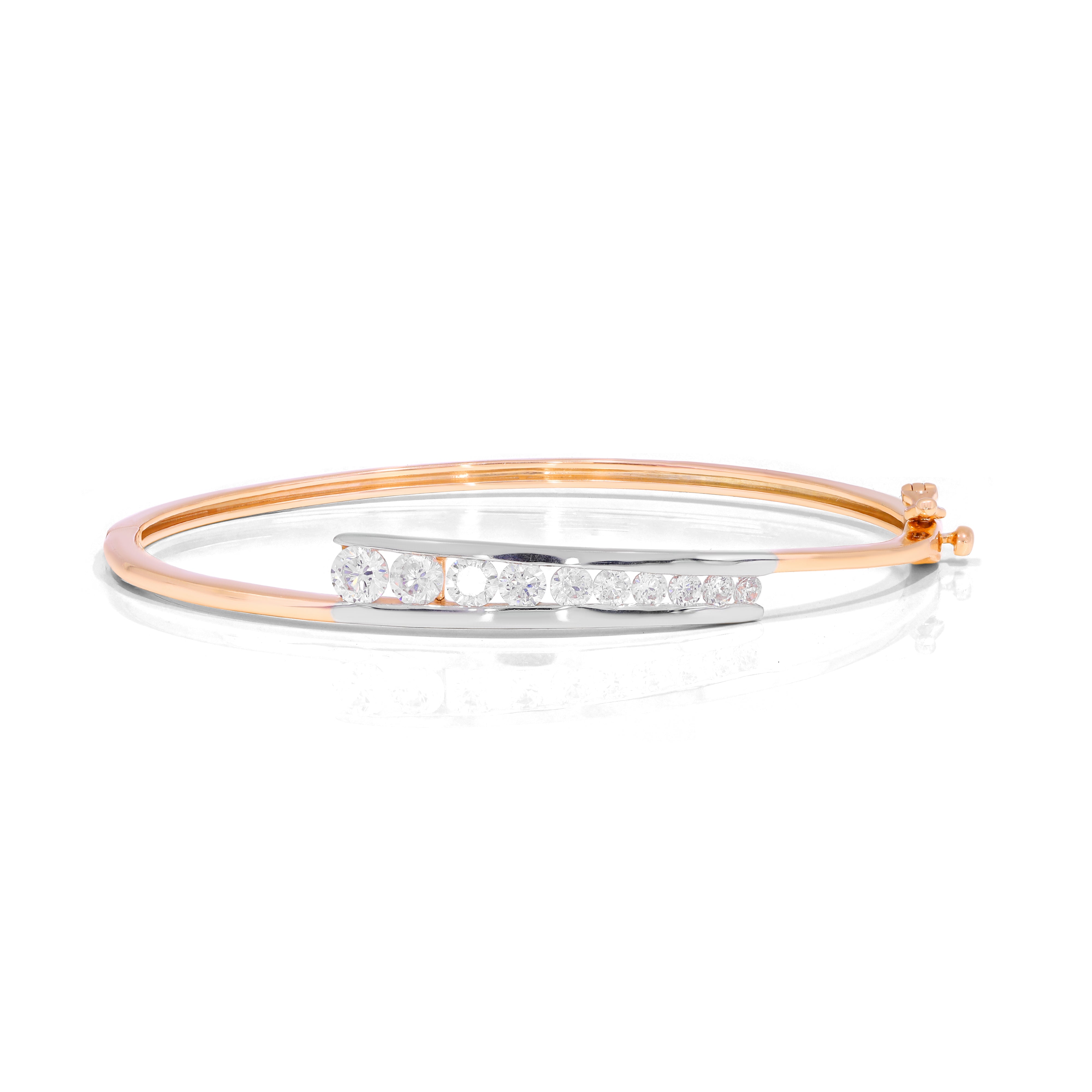 Keeva Jewels Round Diamond Laxurious Bangle - KJG6701