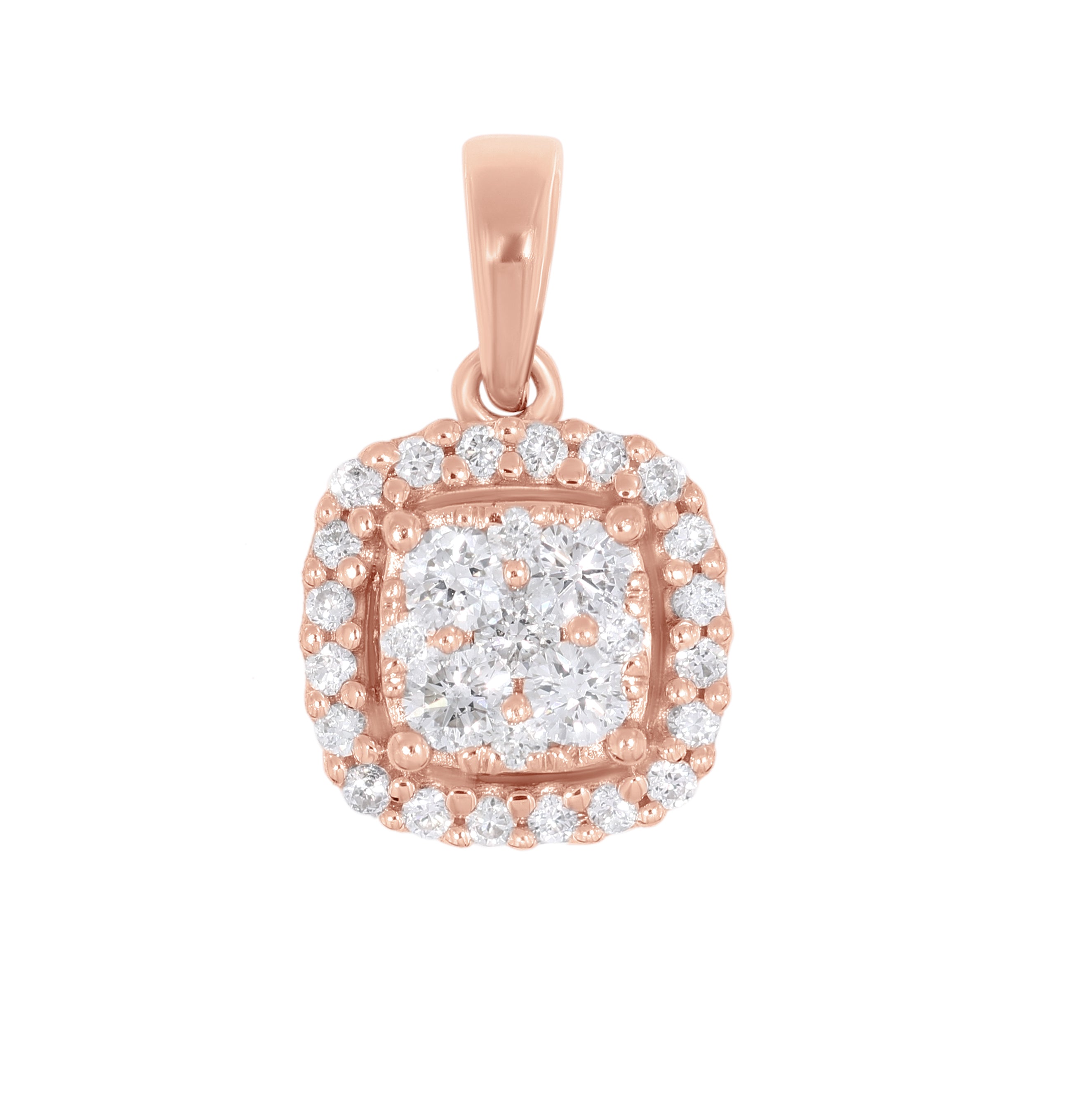 Keeva Jewels Round Diamond Designer Pendant -KJP110