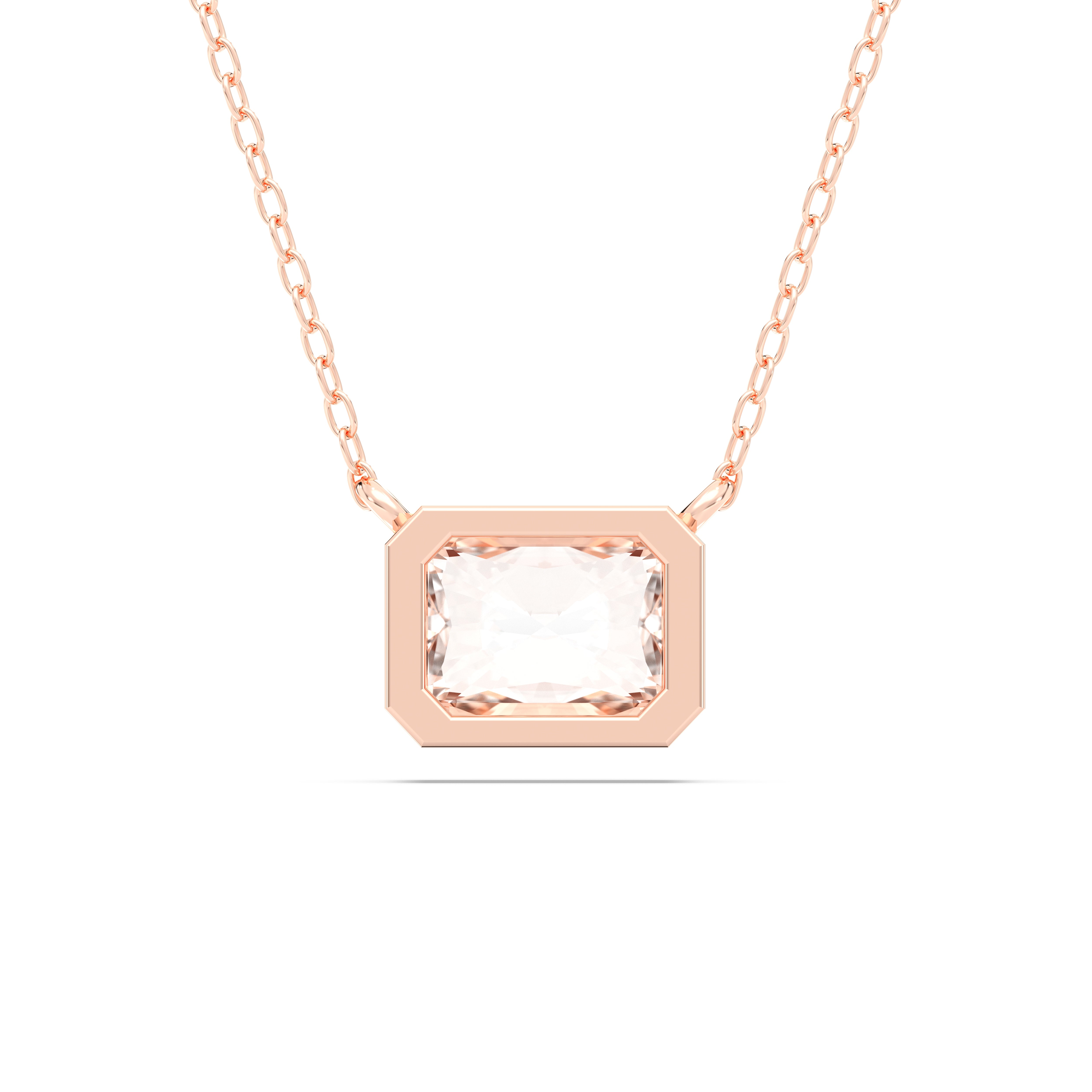 1.00 Carat Radiant Cut Lab Grown Diamond Solitaire Pendant Made in Solid Gold