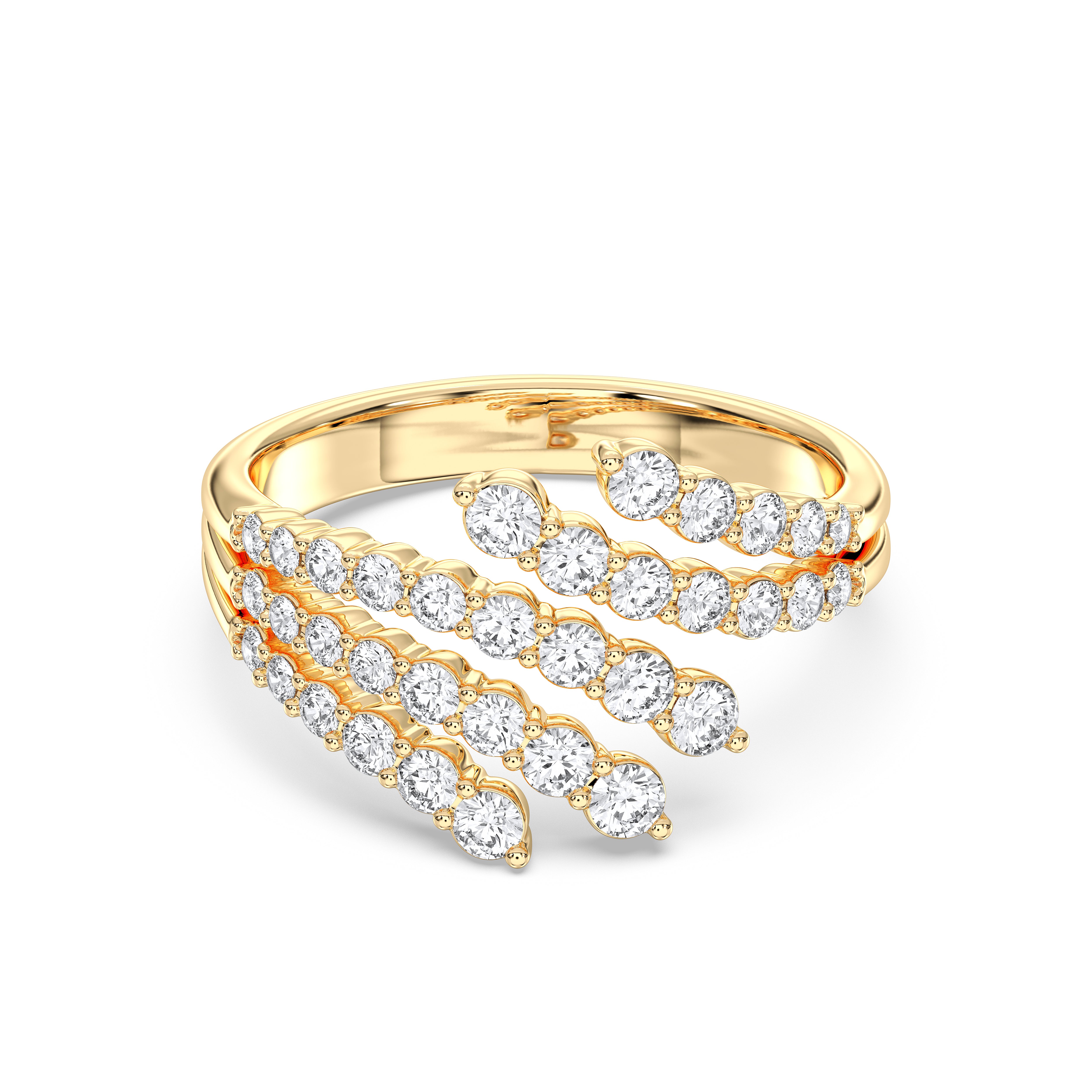 Round Cut 2.00 Carat Lab Grown Diamond luxurious Stylist Ring Made in Solid Gold