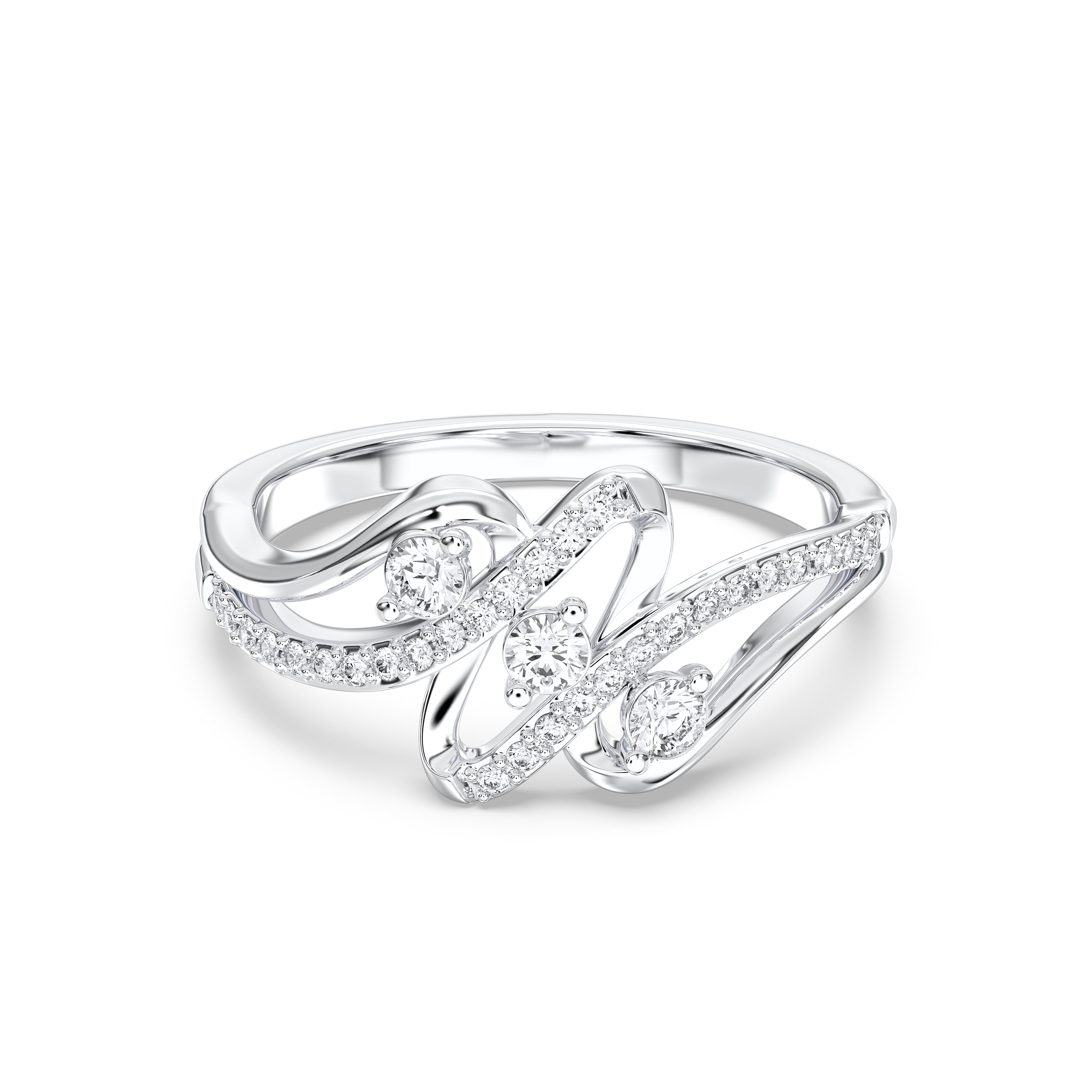0.34 Carat Round Shape Lab Grown Diamond luxurious Engagement Ring Made in Solid Gold