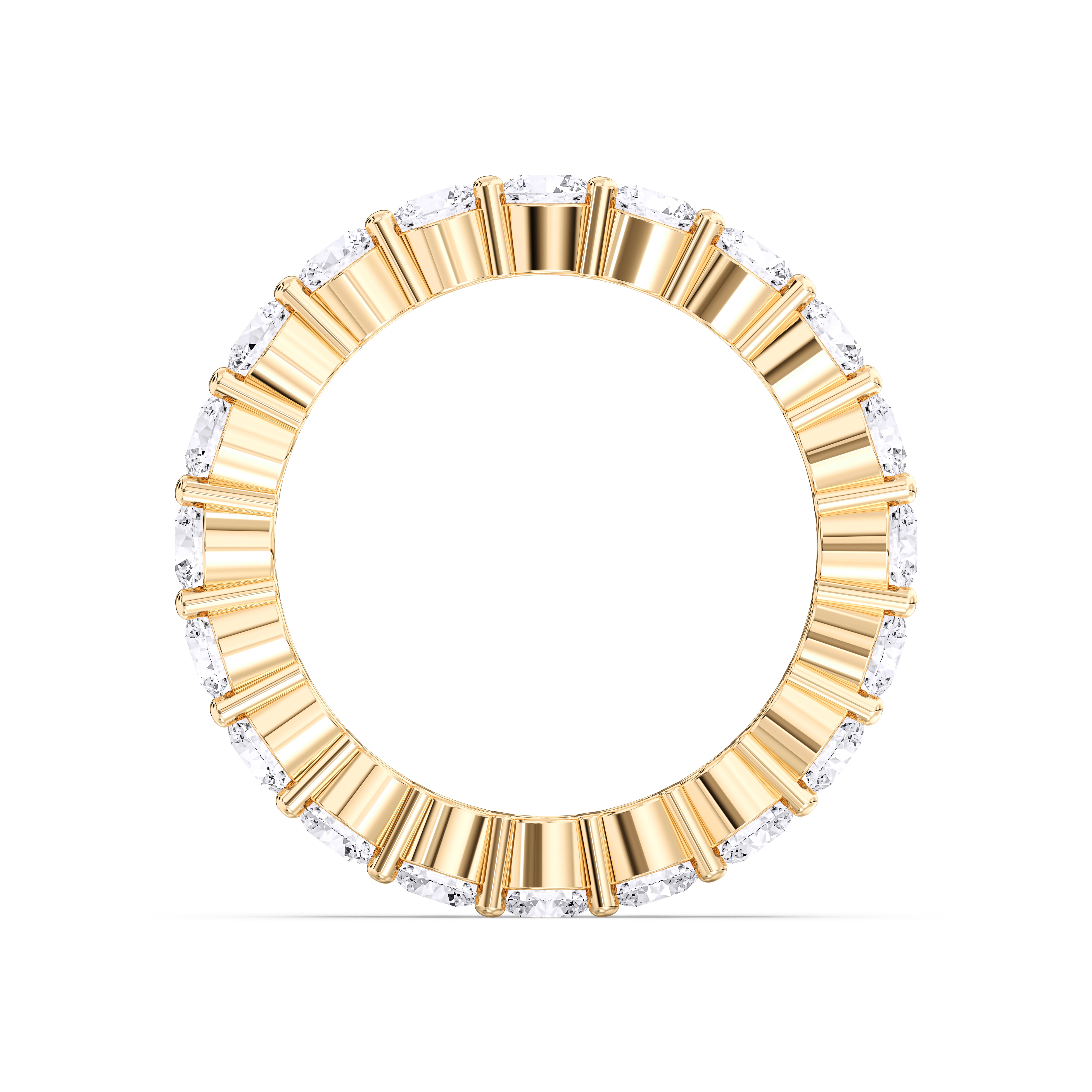 3.00 Carat Round Cut Lab Grown Diamond Eternity Wedding Ring in Solid Gold