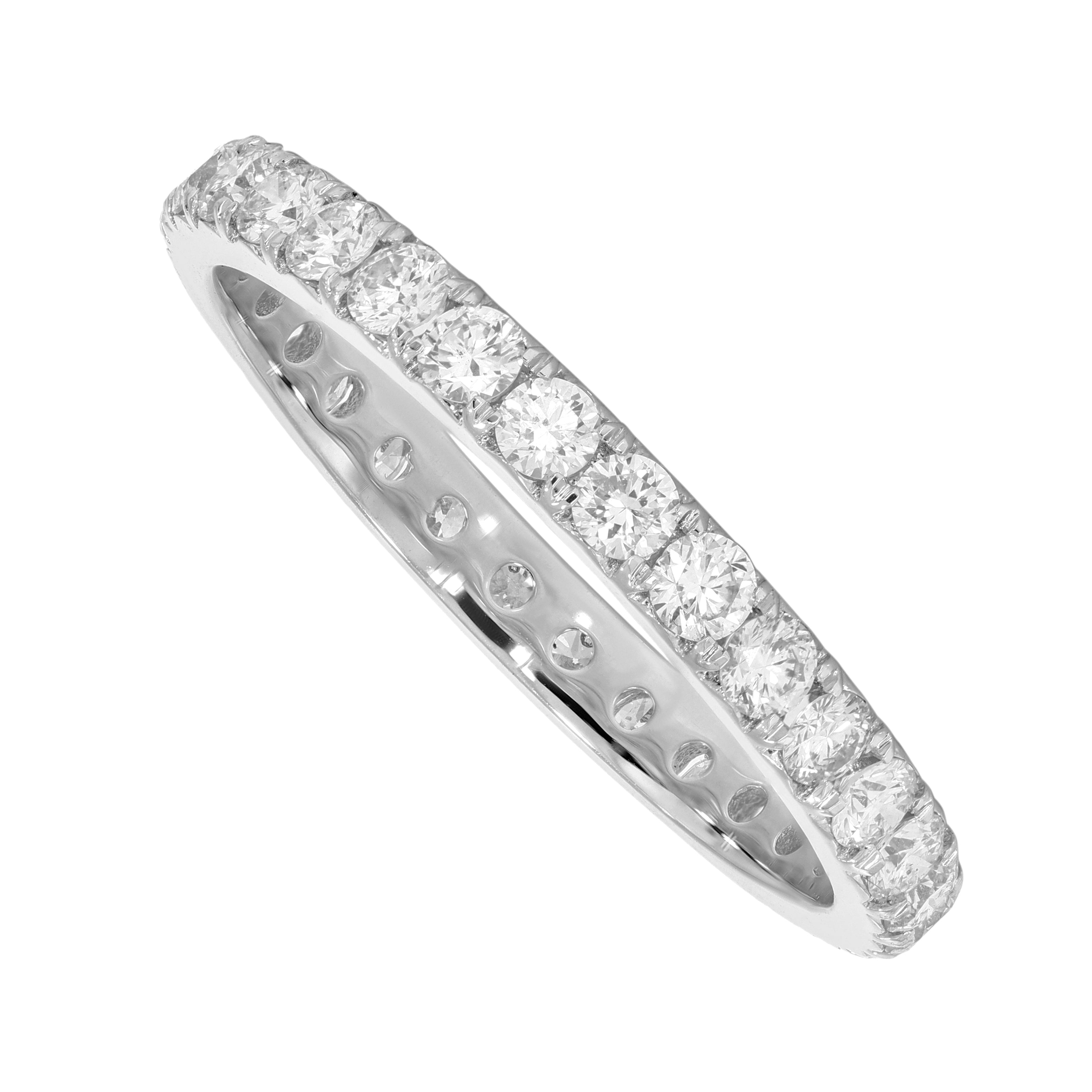 Keeva Jewels Round Diamond Eternity Wedding Band - KJR1709