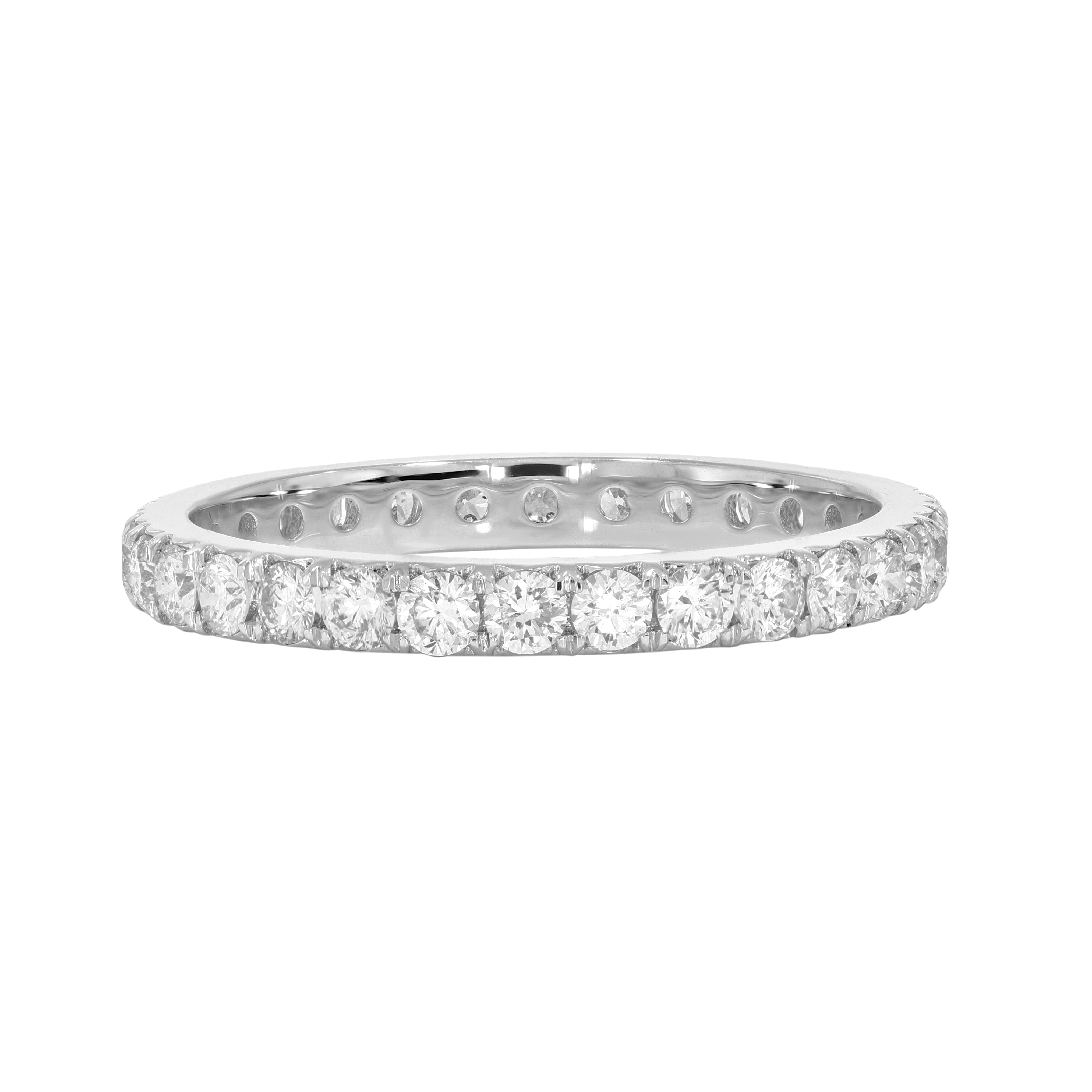 Keeva Jewels Round Diamond Eternity Wedding Band - KJR1709