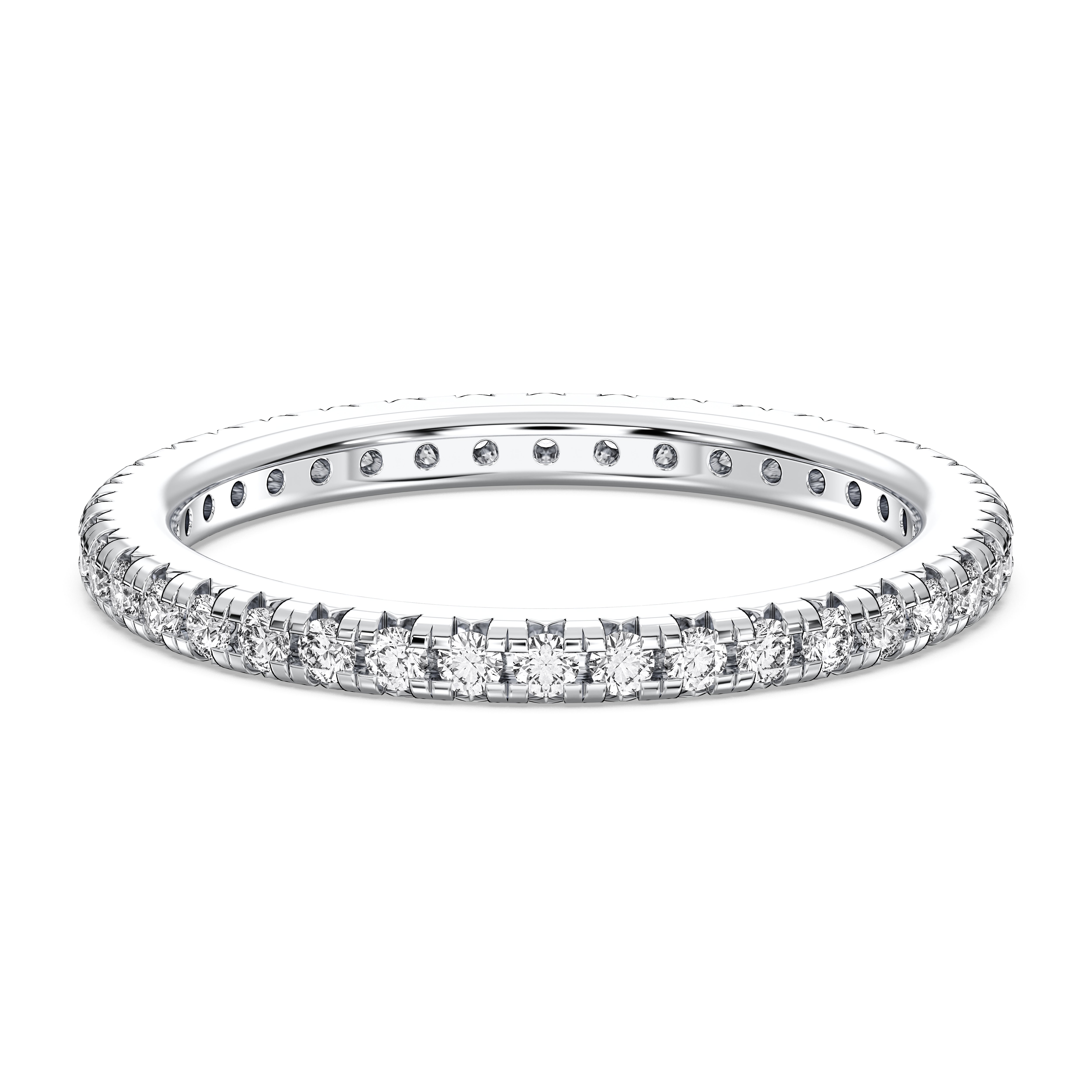 Round Cut 0.50 Carat Lab grown Diamond Eternity Wedding Band in Solid Gold