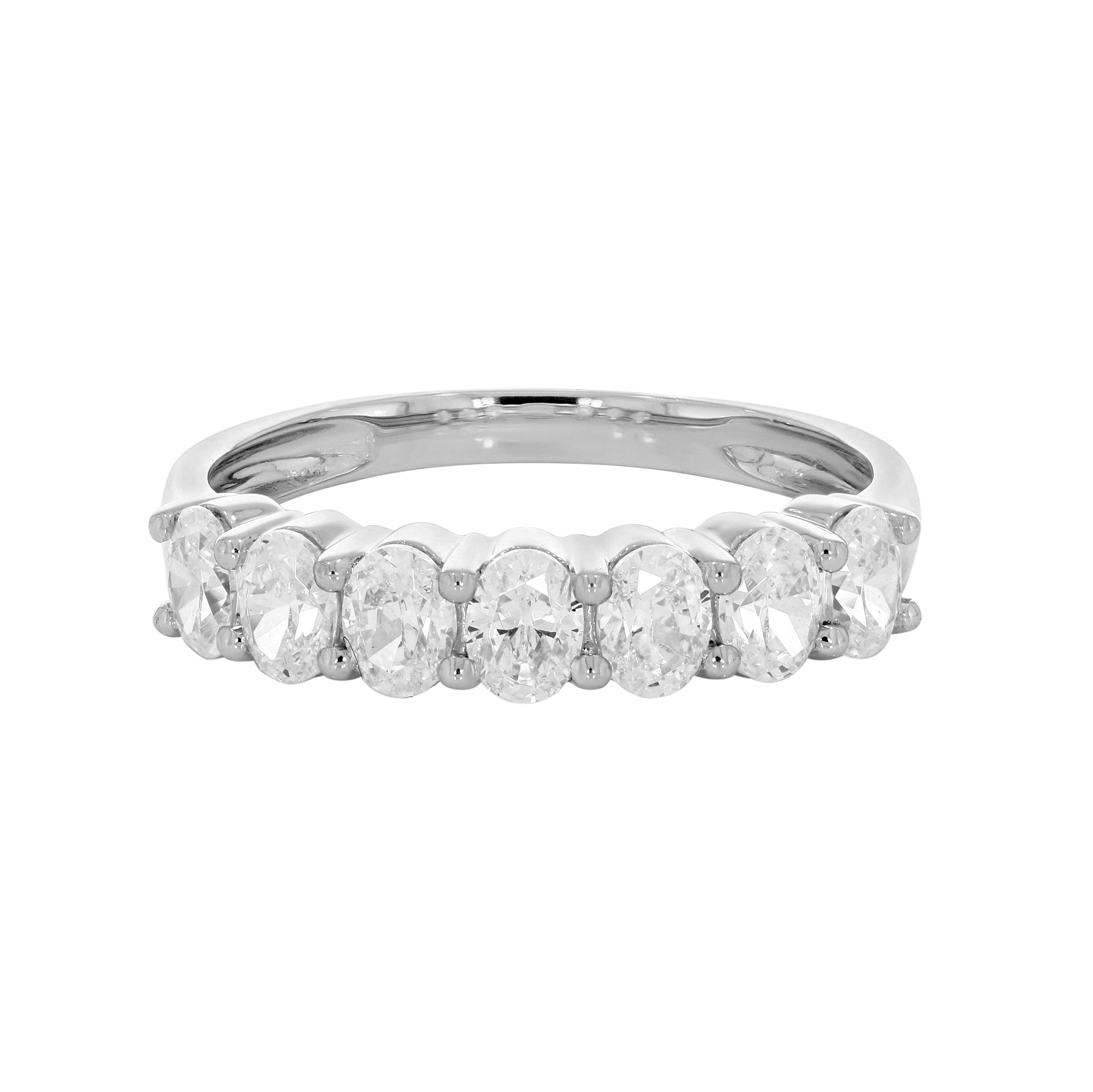 Keeva Jewels Oval Diamond Designer Wedding Band - KJR2084