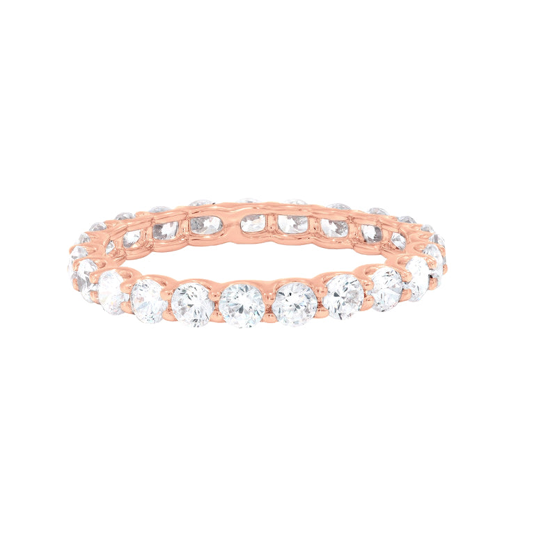 Keeva Jewels Round Diamond Unique Eternity Wedding Band- KJR4583