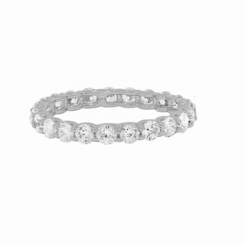 Keeva Jewels Round Diamond Unique Eternity Wedding Band- KJR4583