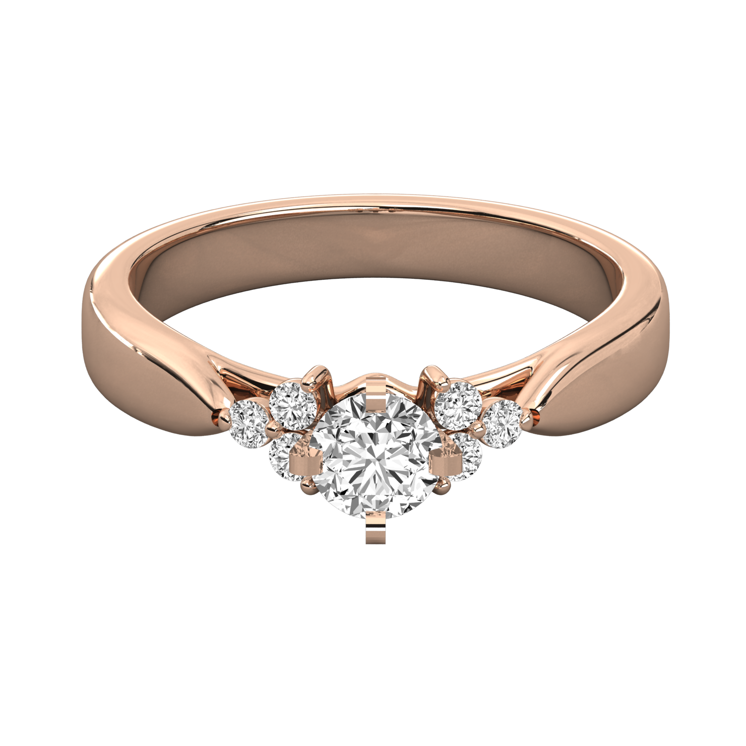 Keeva Jewels Round Diamond Prong Set Solitaire Ring - KJR5078