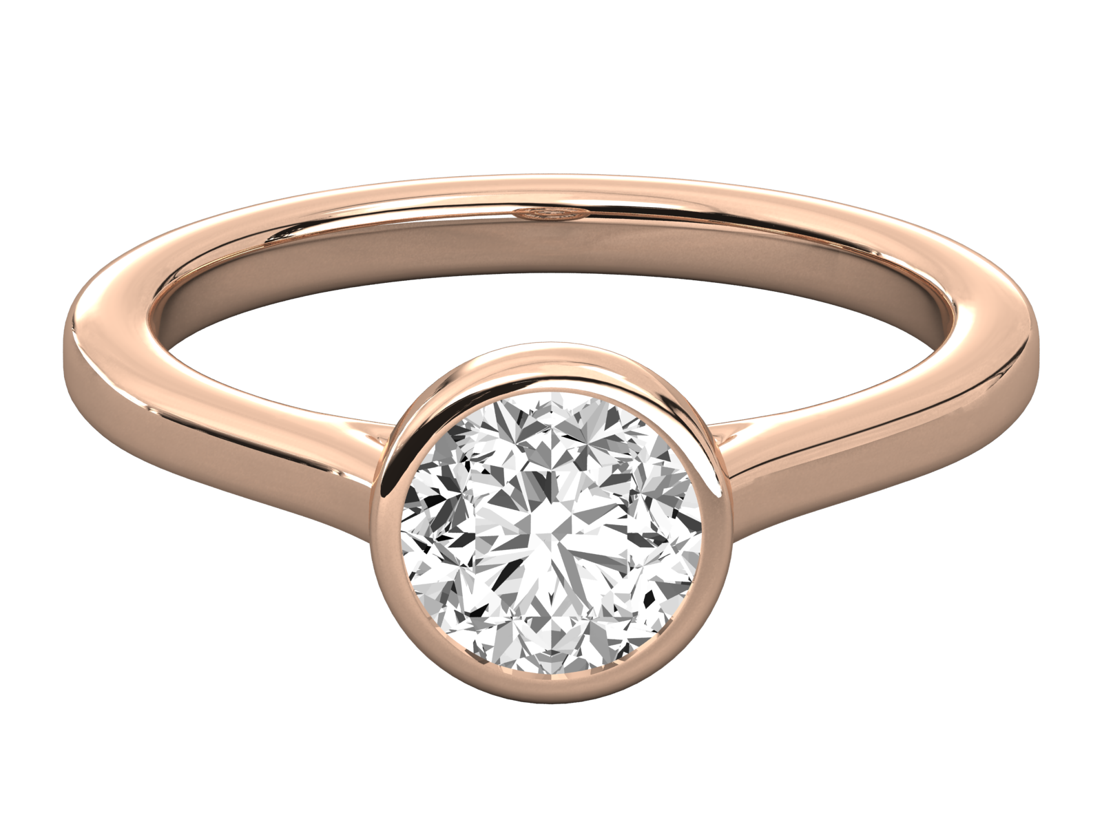 Keeva Jewels Round Diamond Designer Solitaire Ring - KJR5177