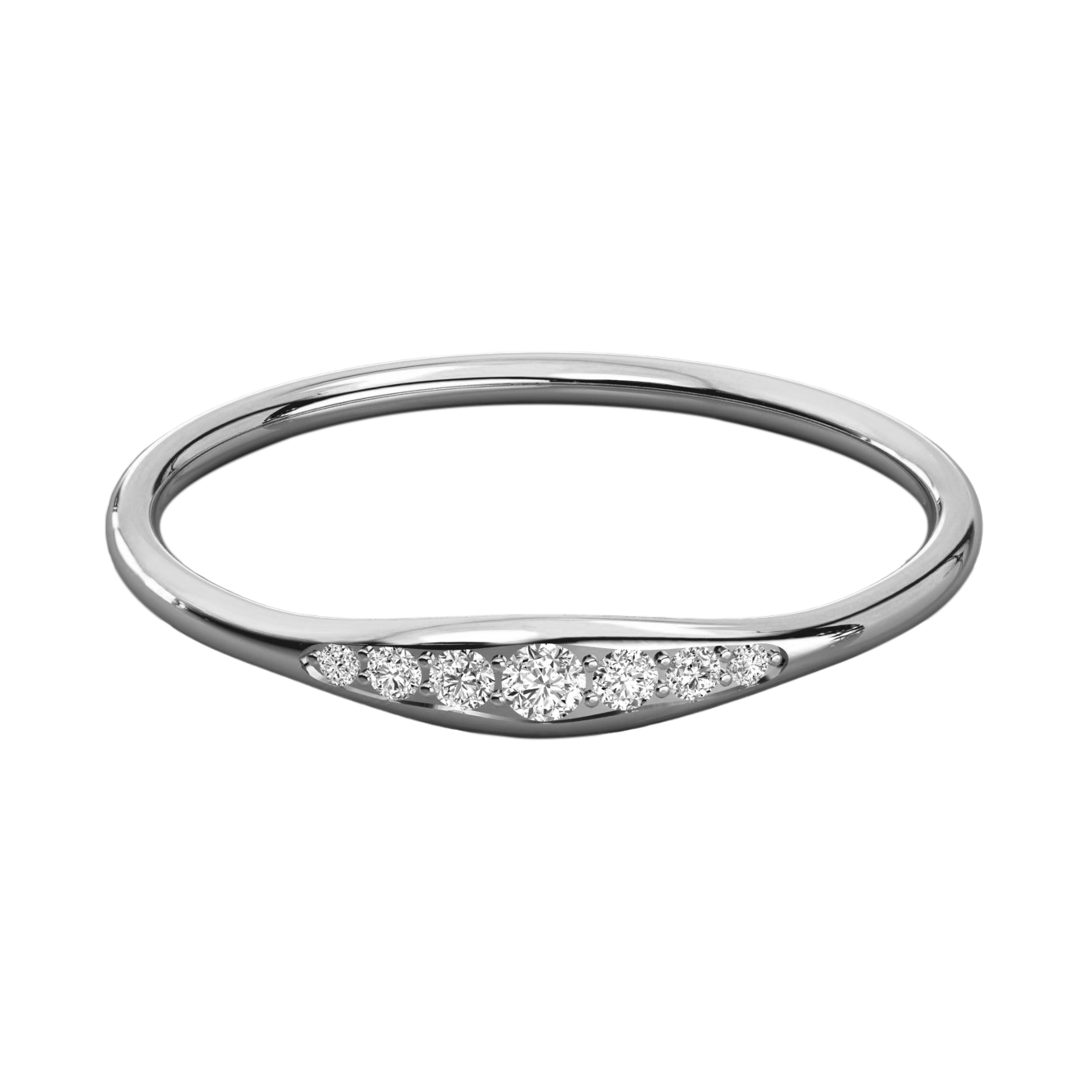 Keeva Jewels Round Diamond Wedding Band - KJR5474