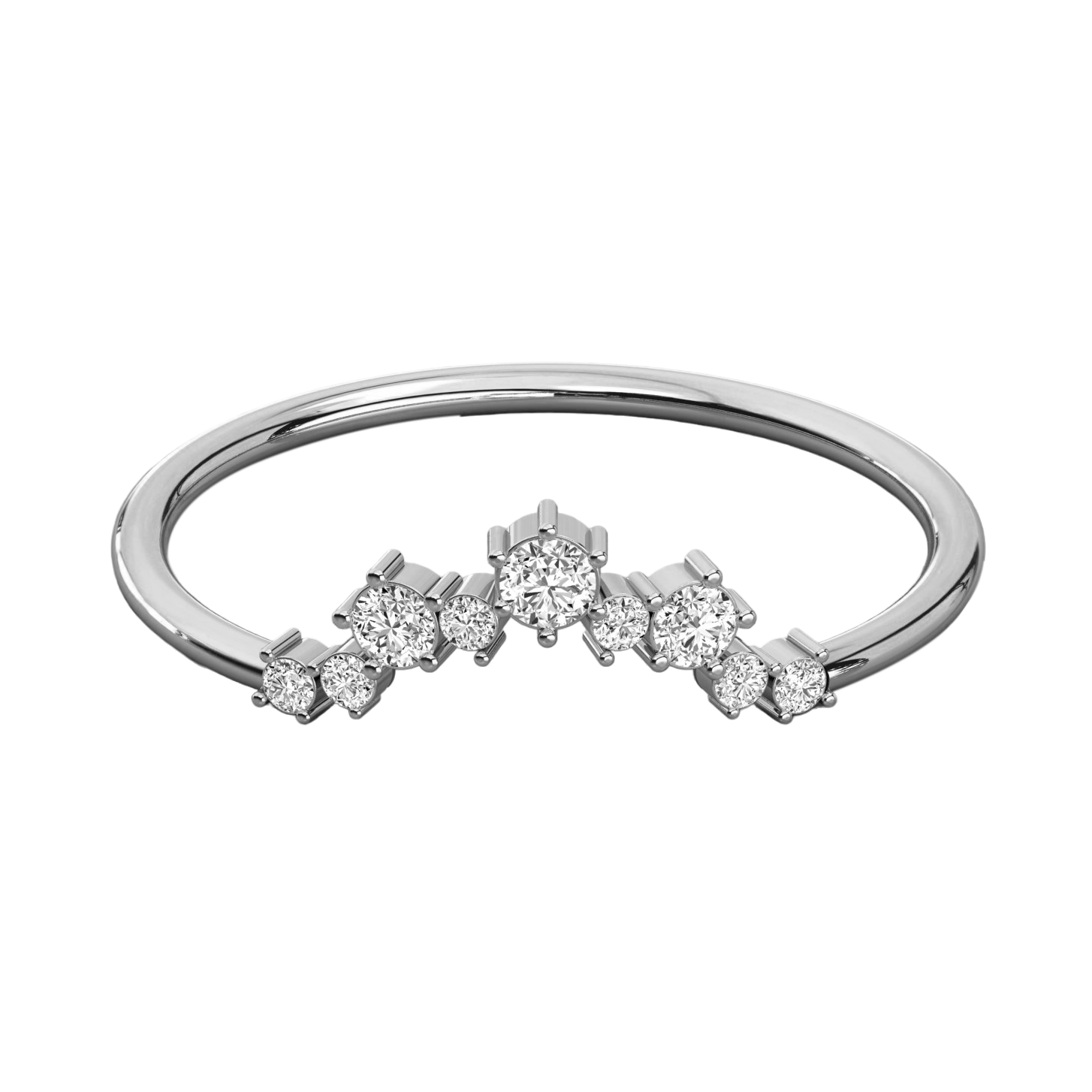 Keeva Jewels Round Diamond Designer Wedding Band - KJR5477