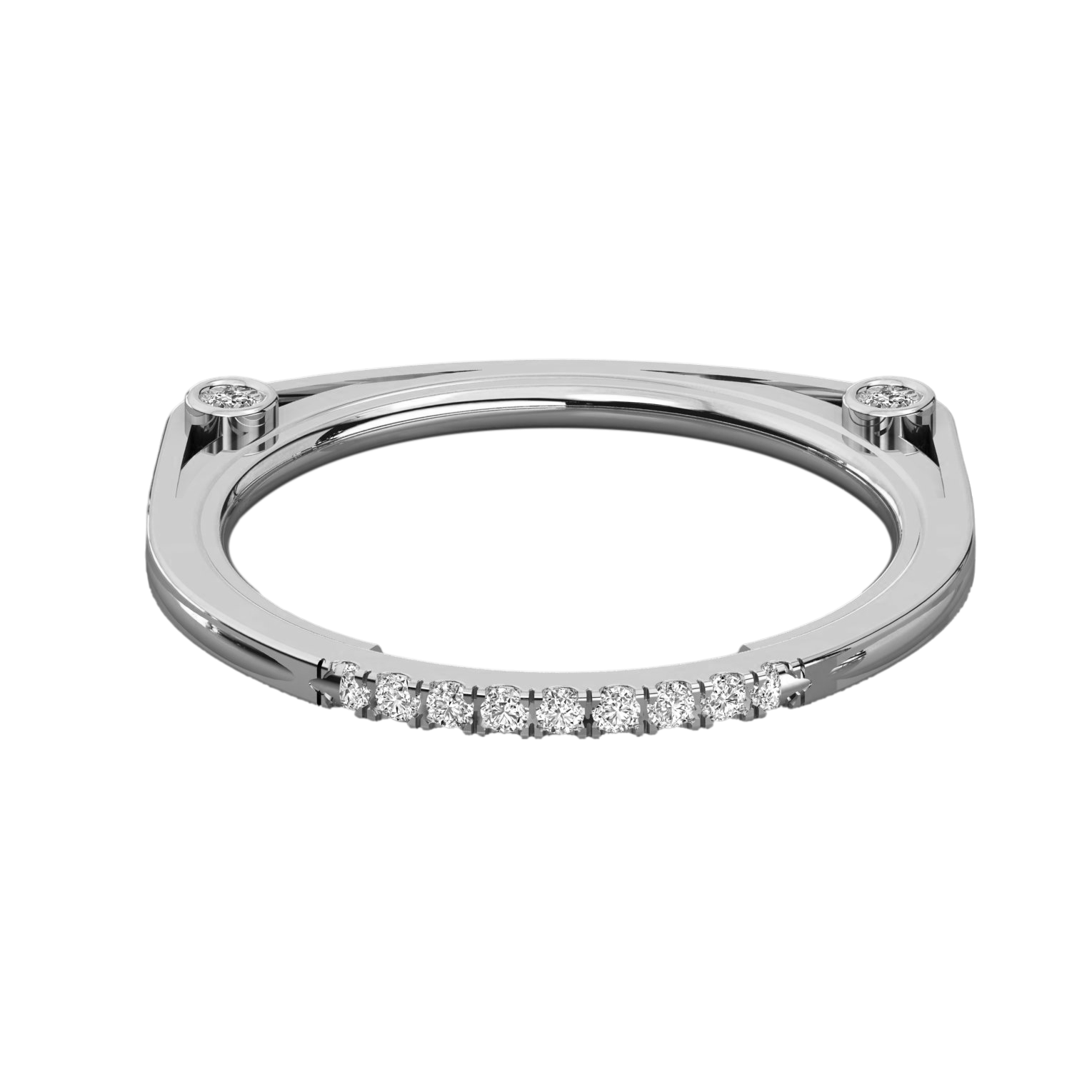 Keeva Jewels Round Diamond Unique Design Wedding Band - KJR5501