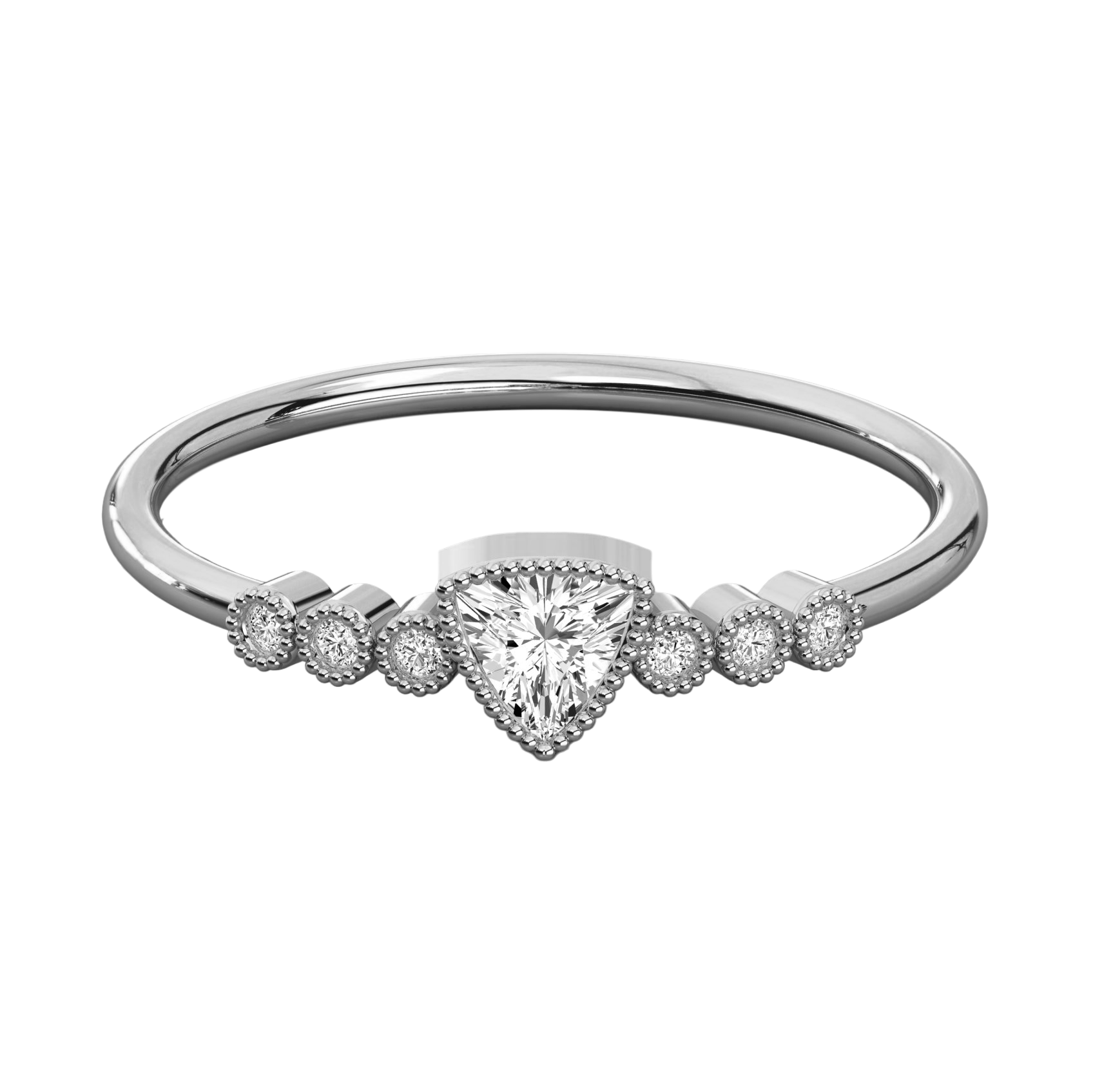 Keeva Jewels Round And Trilliant Shape Diamond Wedding Band - KJR5552