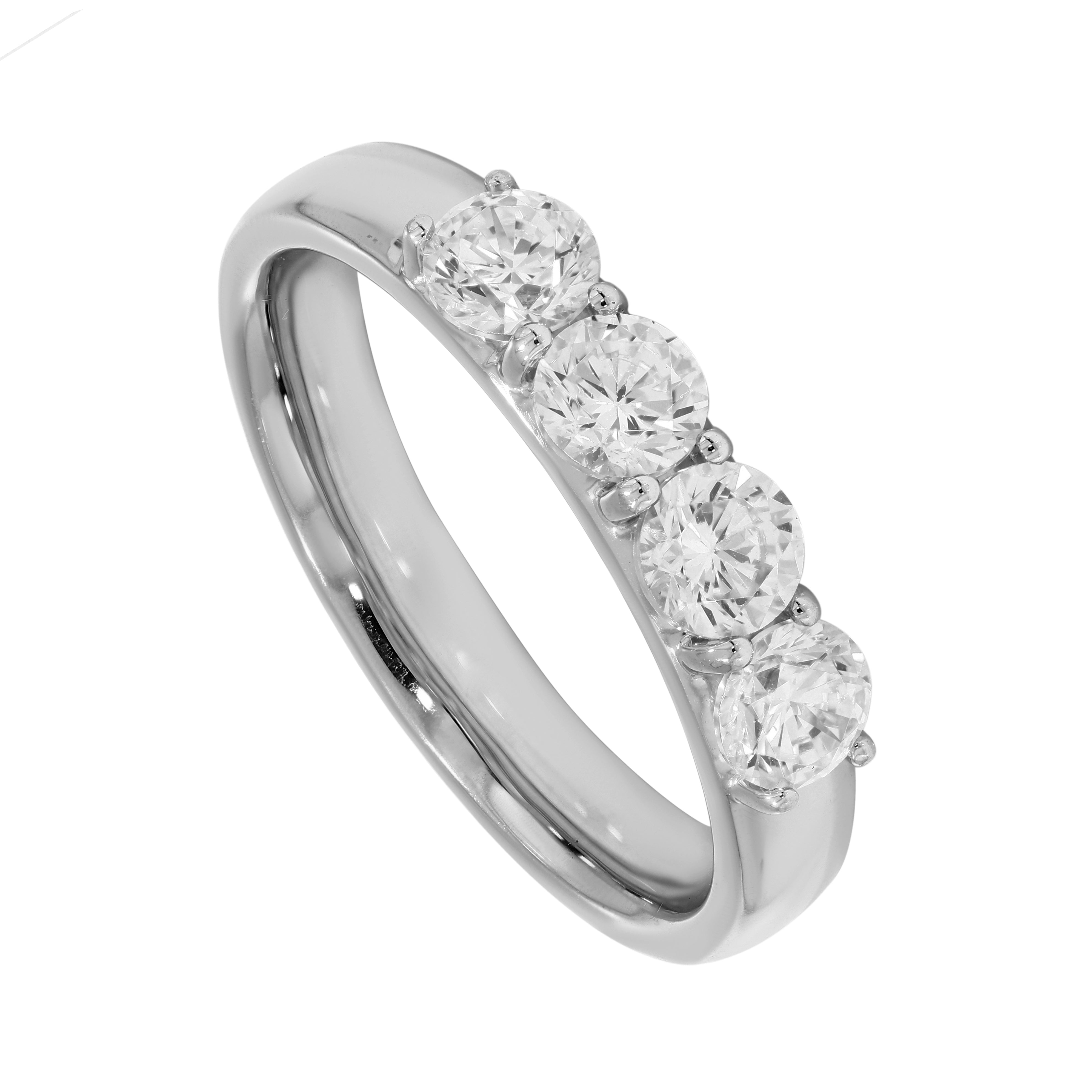 Keeva Jewels Round Diamond Pointer Diamond Wedding Band - KJR5913