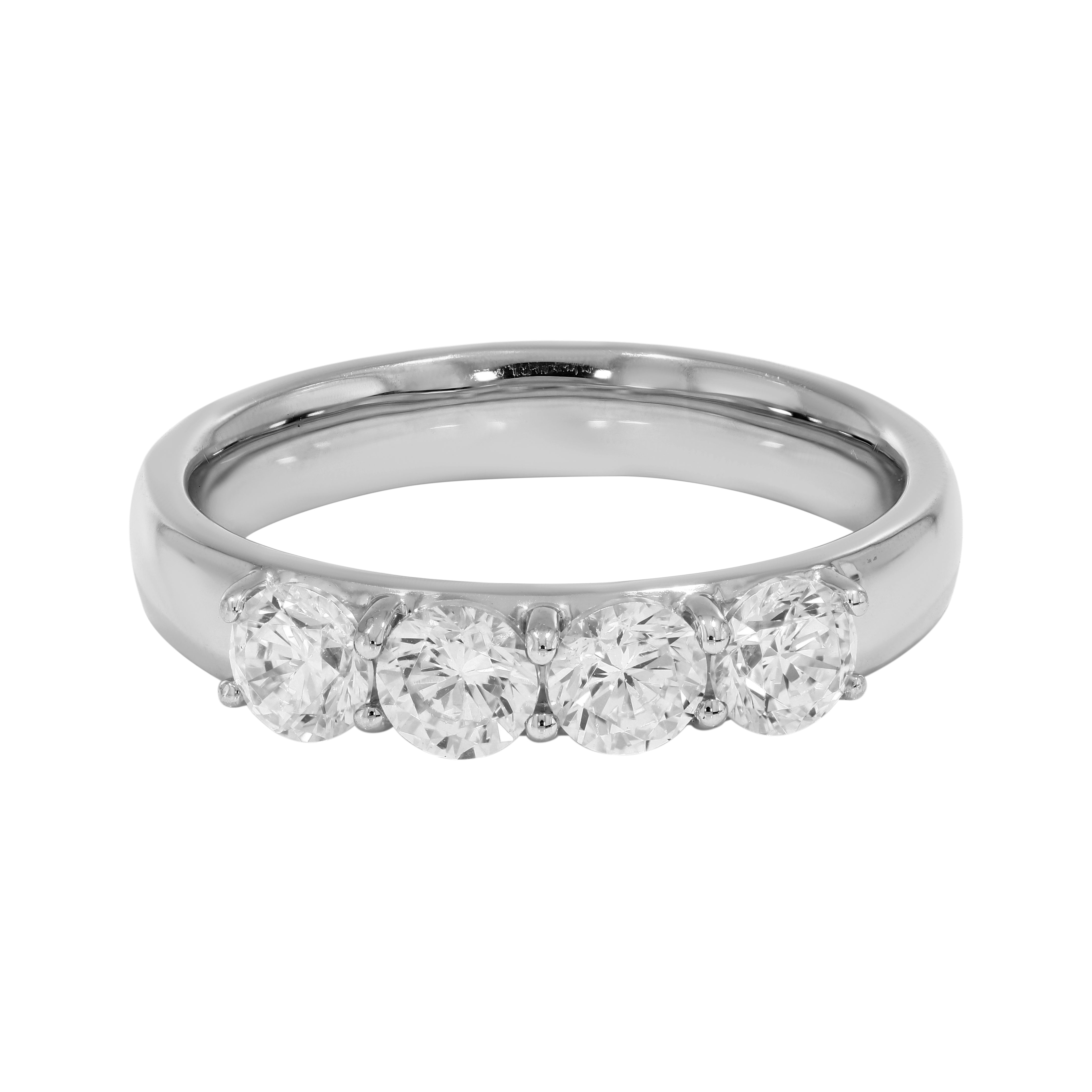 Keeva Jewels Round Diamond Pointer Diamond Wedding Band - KJR5913