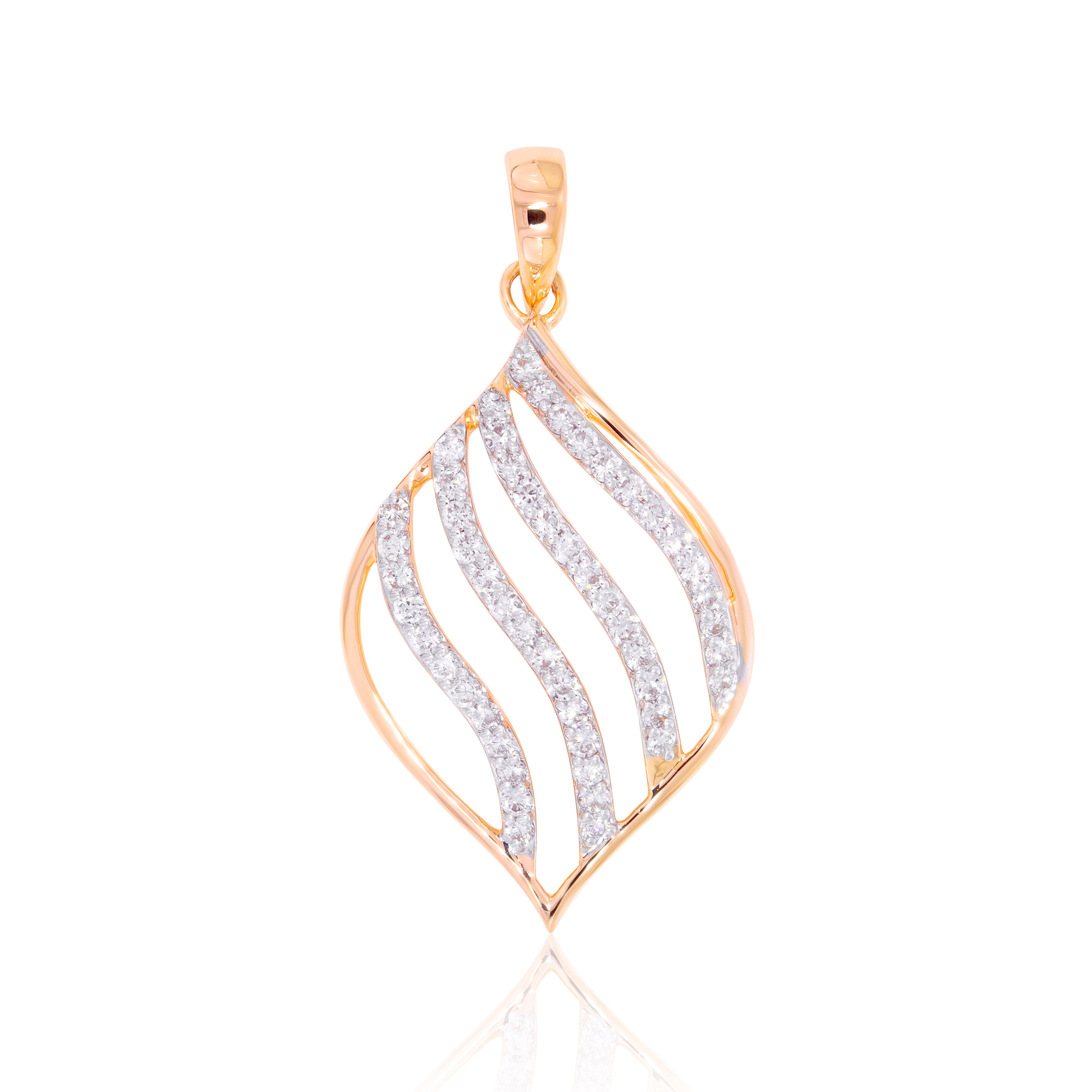 Keeva Jewels Round Diamond Glamira luxurious Pendant- KJS4110