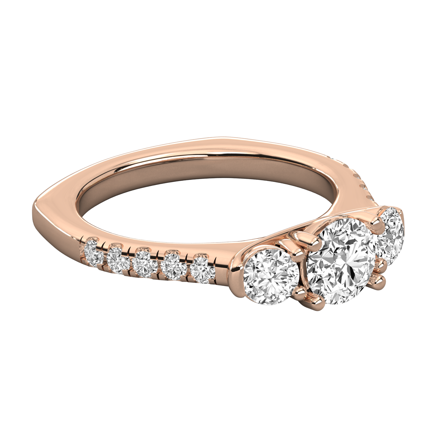 Keeva Jewels Round Cut Diamond Engagement Ring - KJR5043