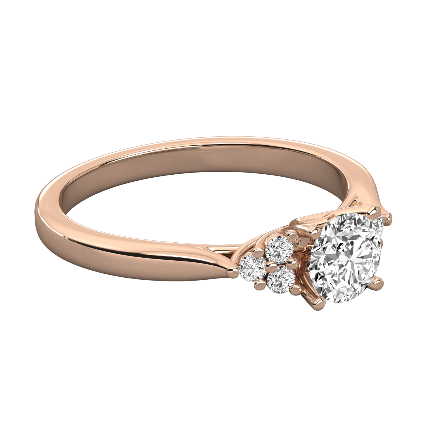 Keeva Jewels Round Cut Diamond Solitaire Wedding Band - KJR5071