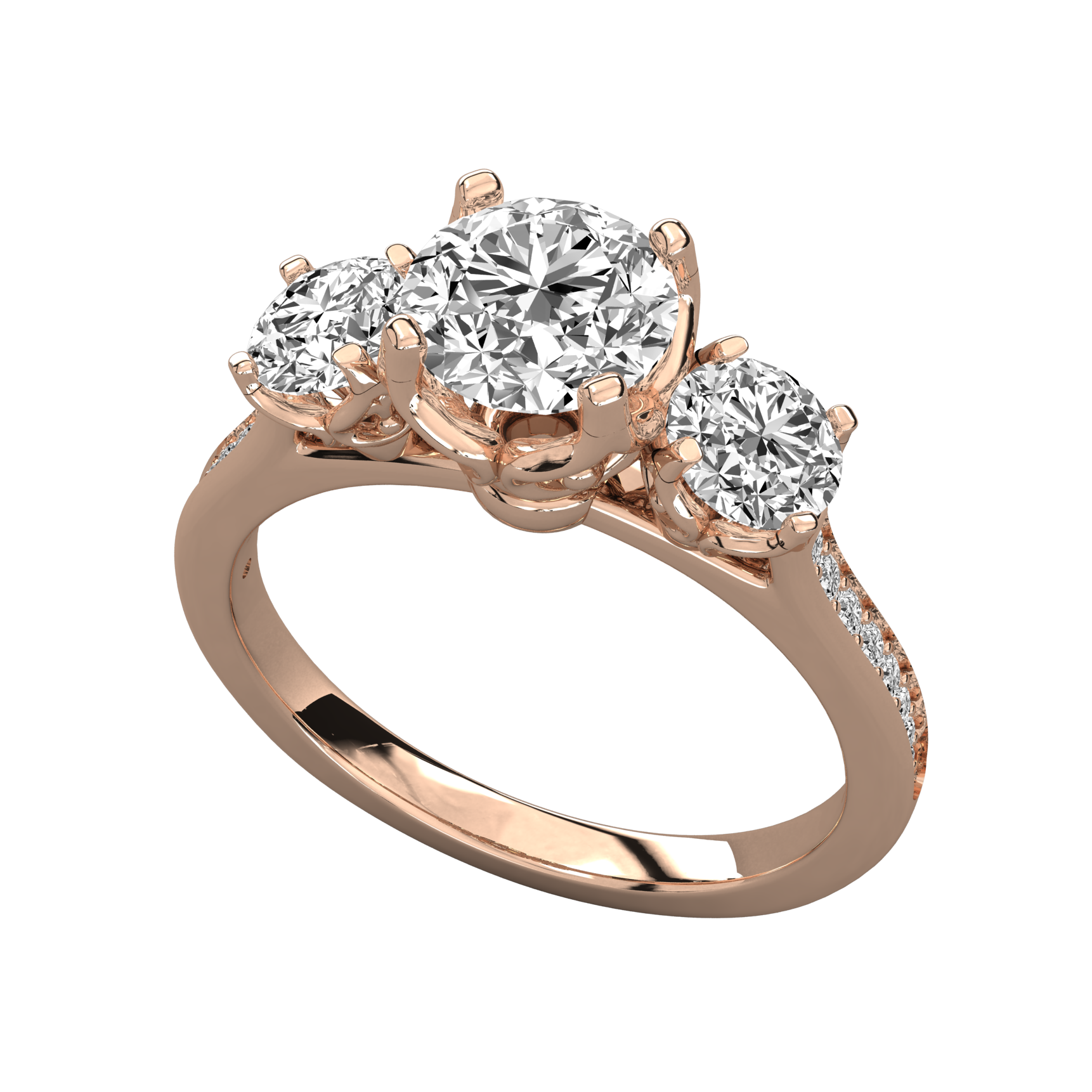 Keeva Jewels Round Diamond Prong Set Wedding Ring - KJR5033