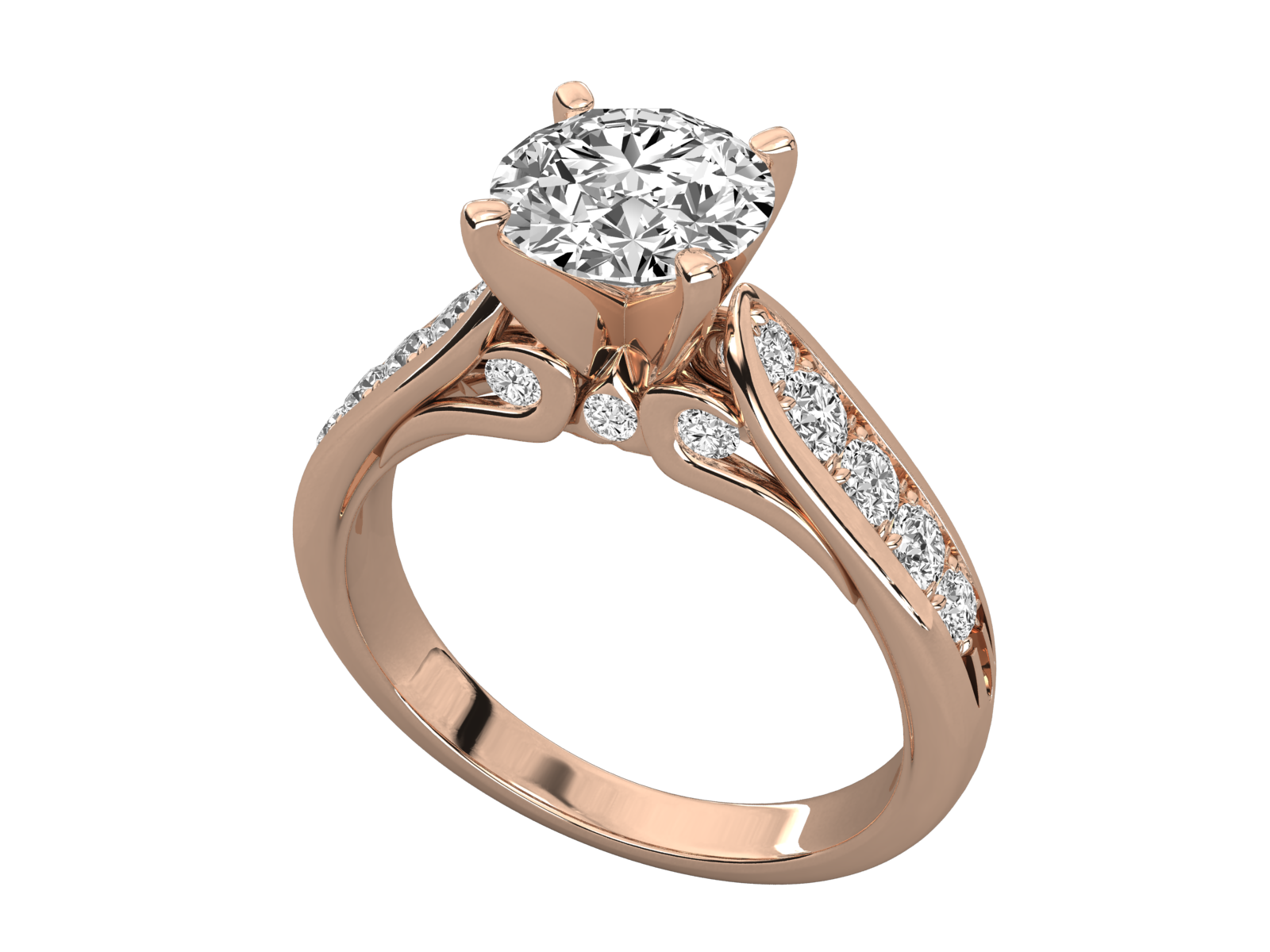 Keeva Jewels Round Diamond Solitaire Wedding Ring - KJR5229