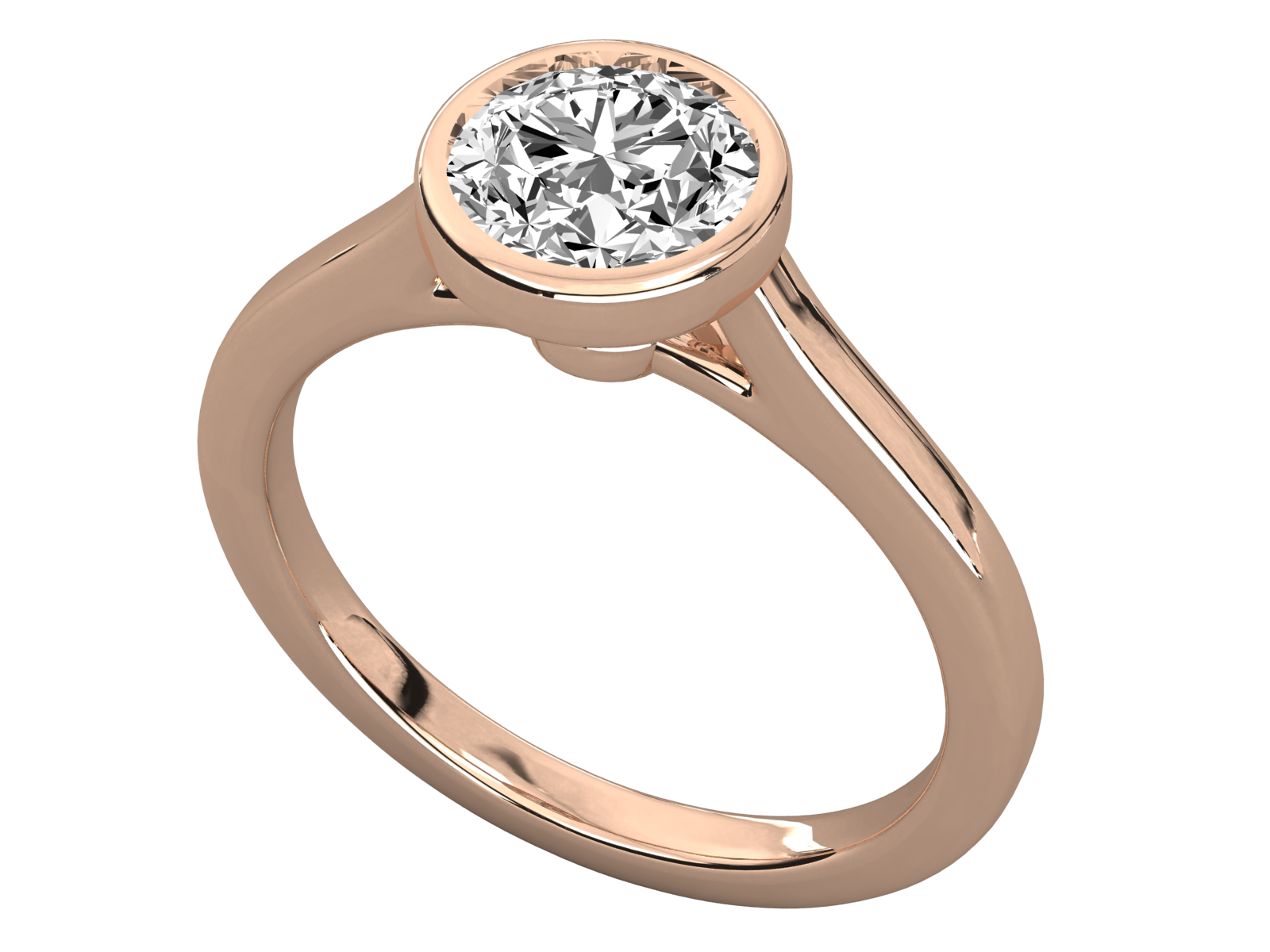 Keeva Jewels Round Diamond Designer Solitaire Ring - KJR5177