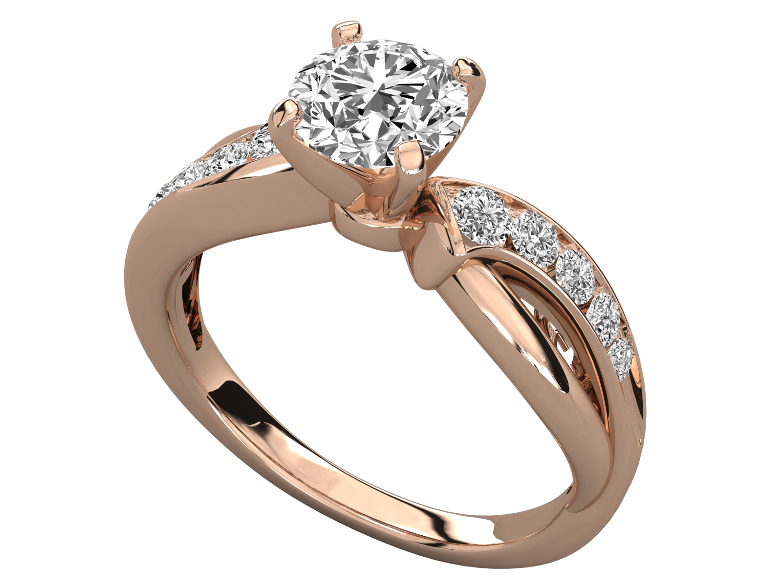 Keeva Jewels Round Diamond Designer Solitaire Ring - KJR5227