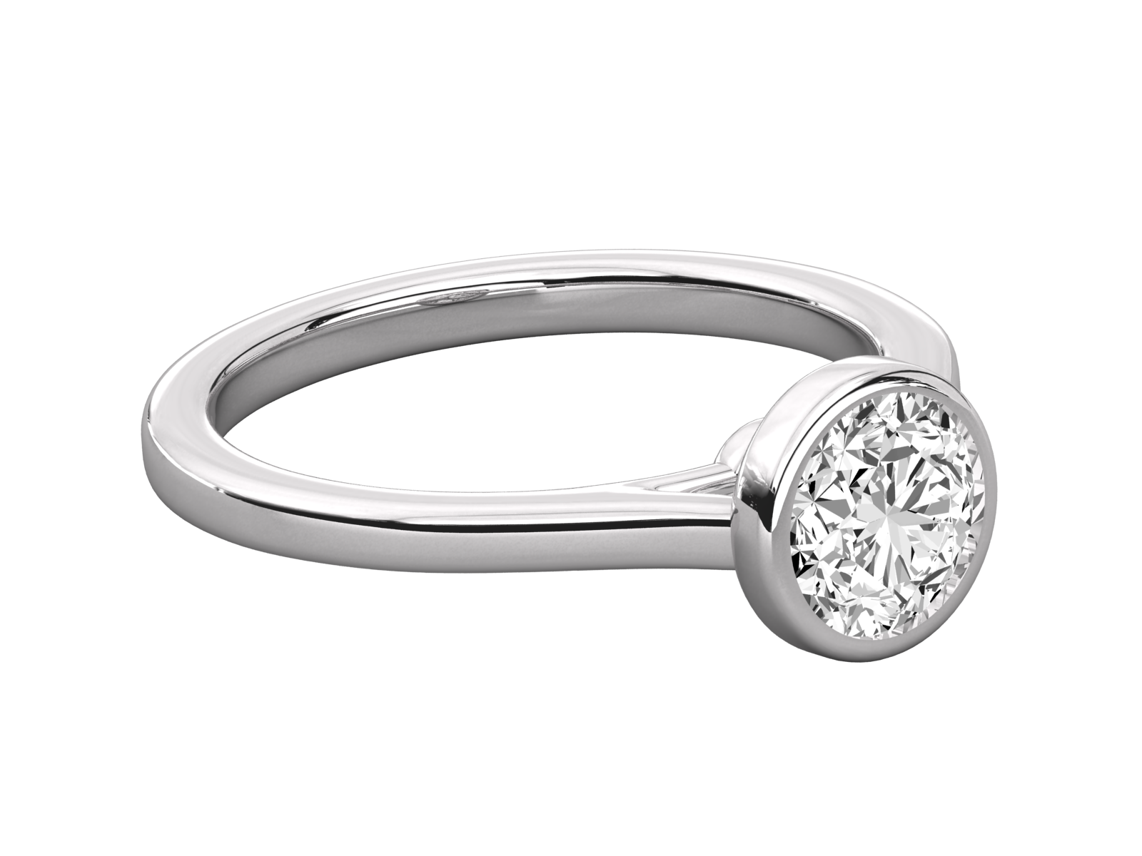 Keeva Jewels Round Diamond Designer Solitaire Ring - KJR5177