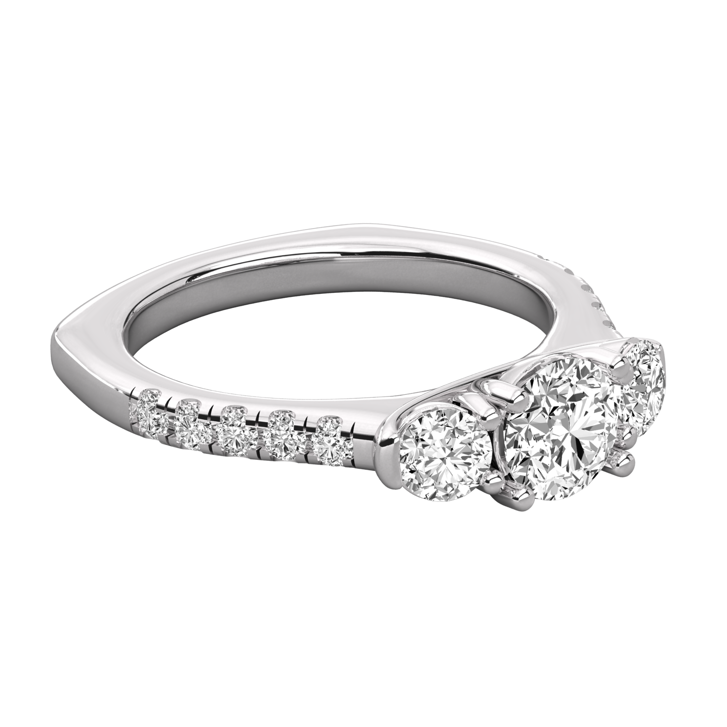 Keeva Jewels Round Cut Diamond Engagement Ring - KJR5043