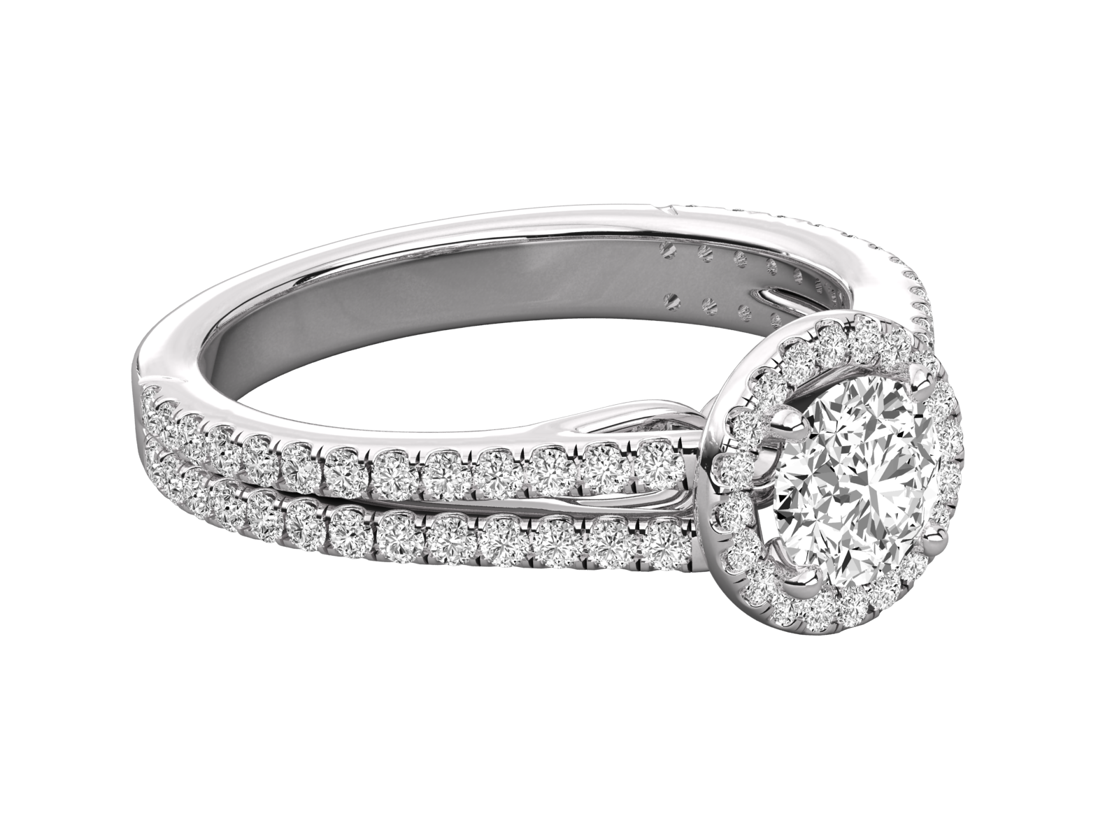 Keeva Jewels Round Diamond Halo Engagement Ring - KJR5201