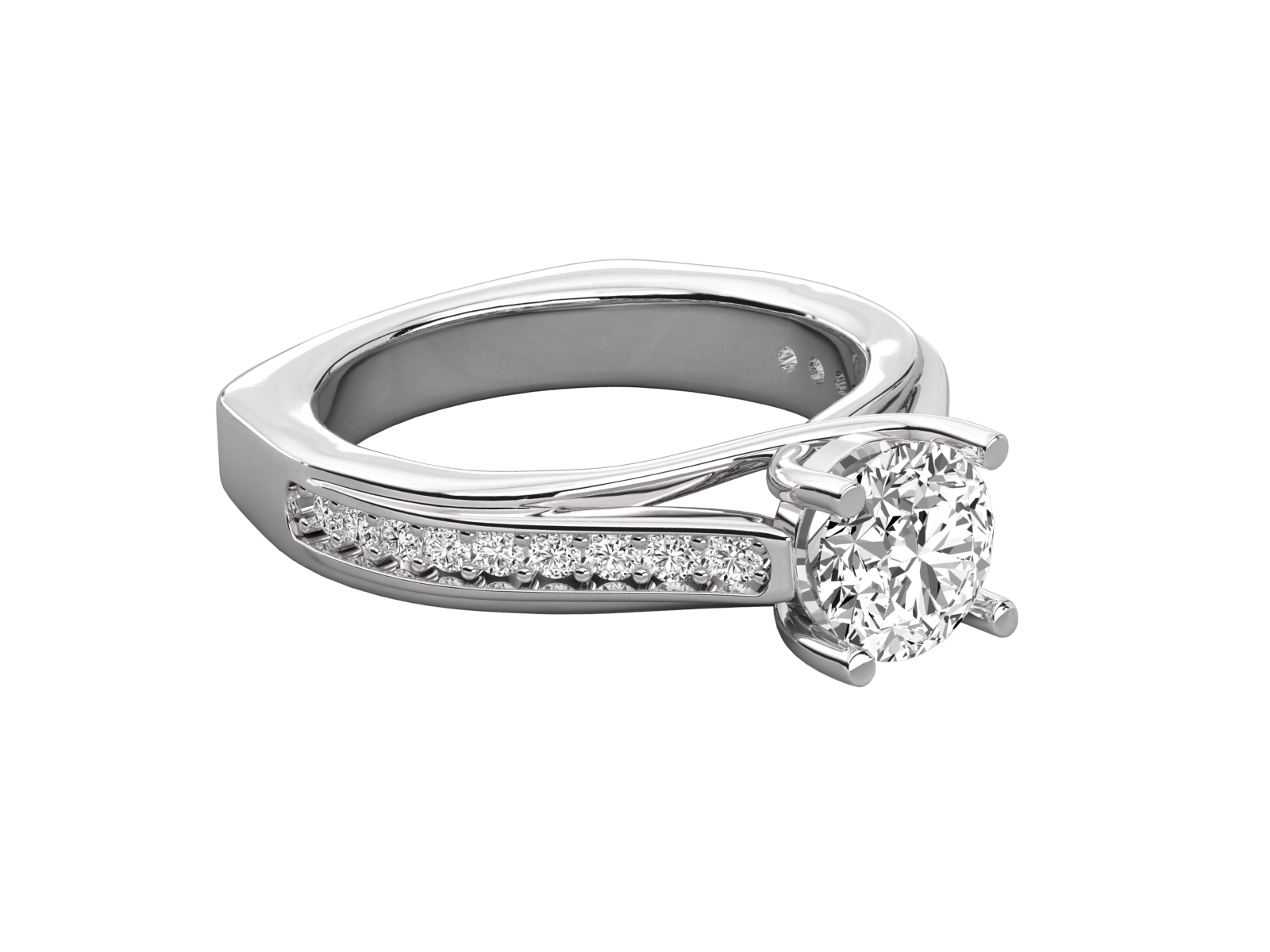 Keeva Jewels Round Diamond Designer Solitaire Ring - KJR5161