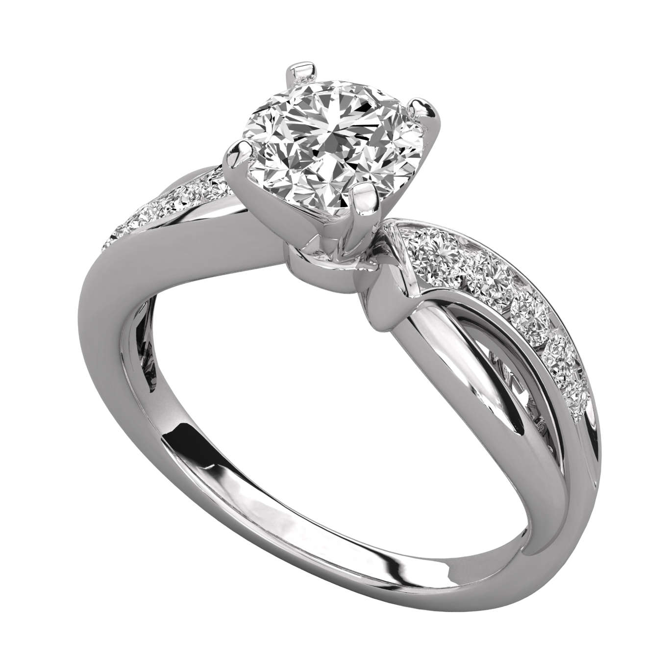 Keeva Jewels Round Diamond Designer Solitaire Ring - KJR5227