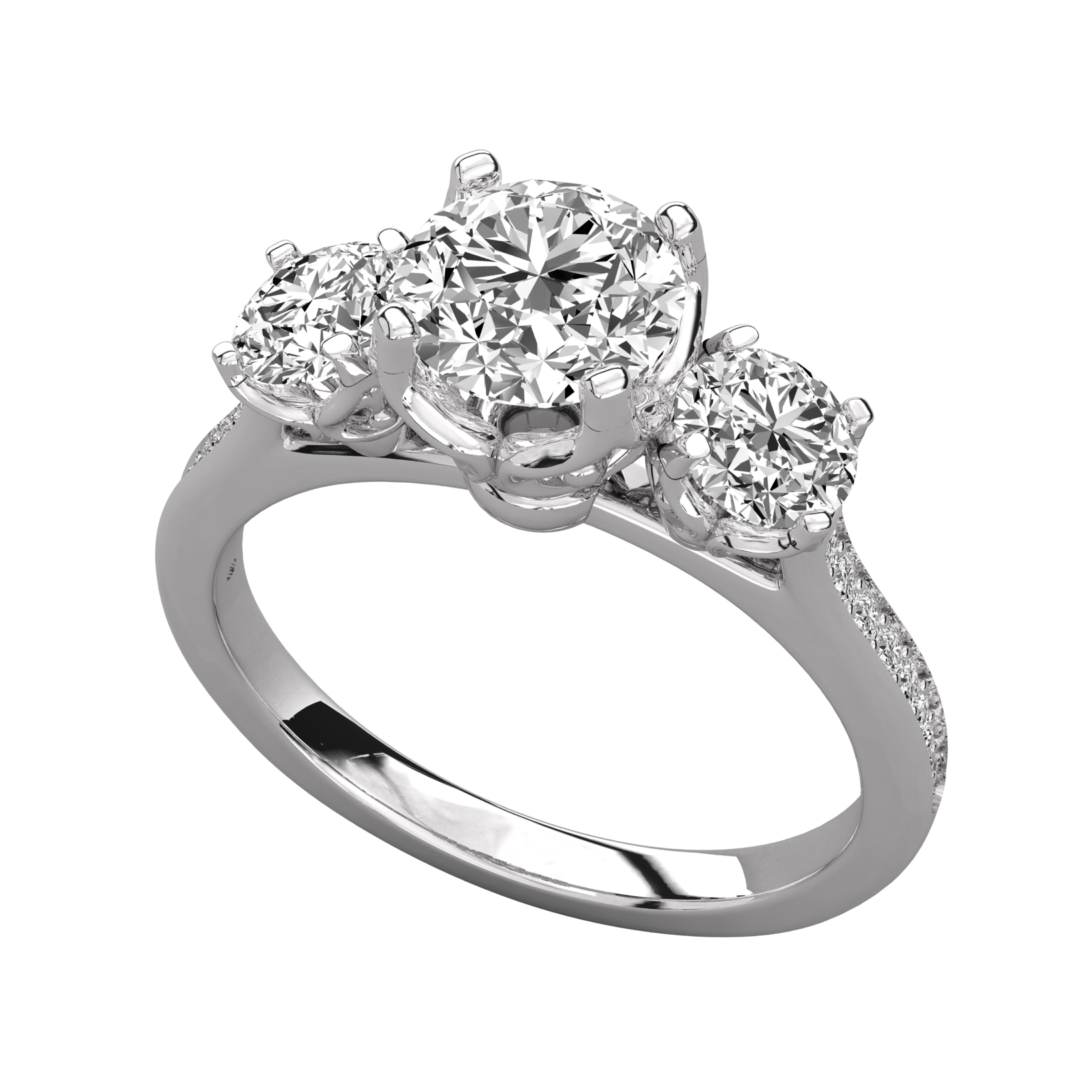 Keeva Jewels Round Diamond Prong Set Wedding Ring - KJR5033