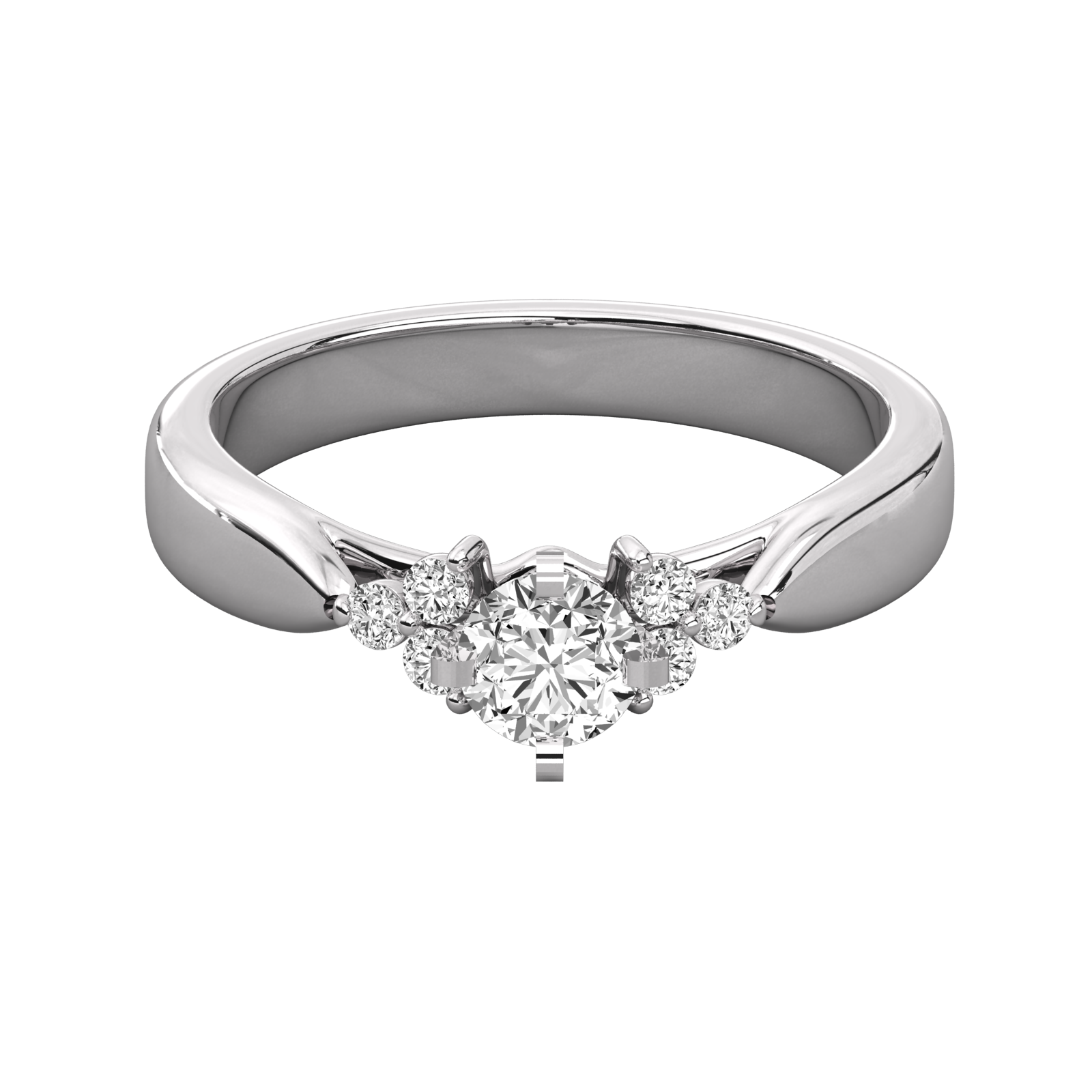 Keeva Jewels Round Diamond Prong Set Solitaire Ring - KJR5078