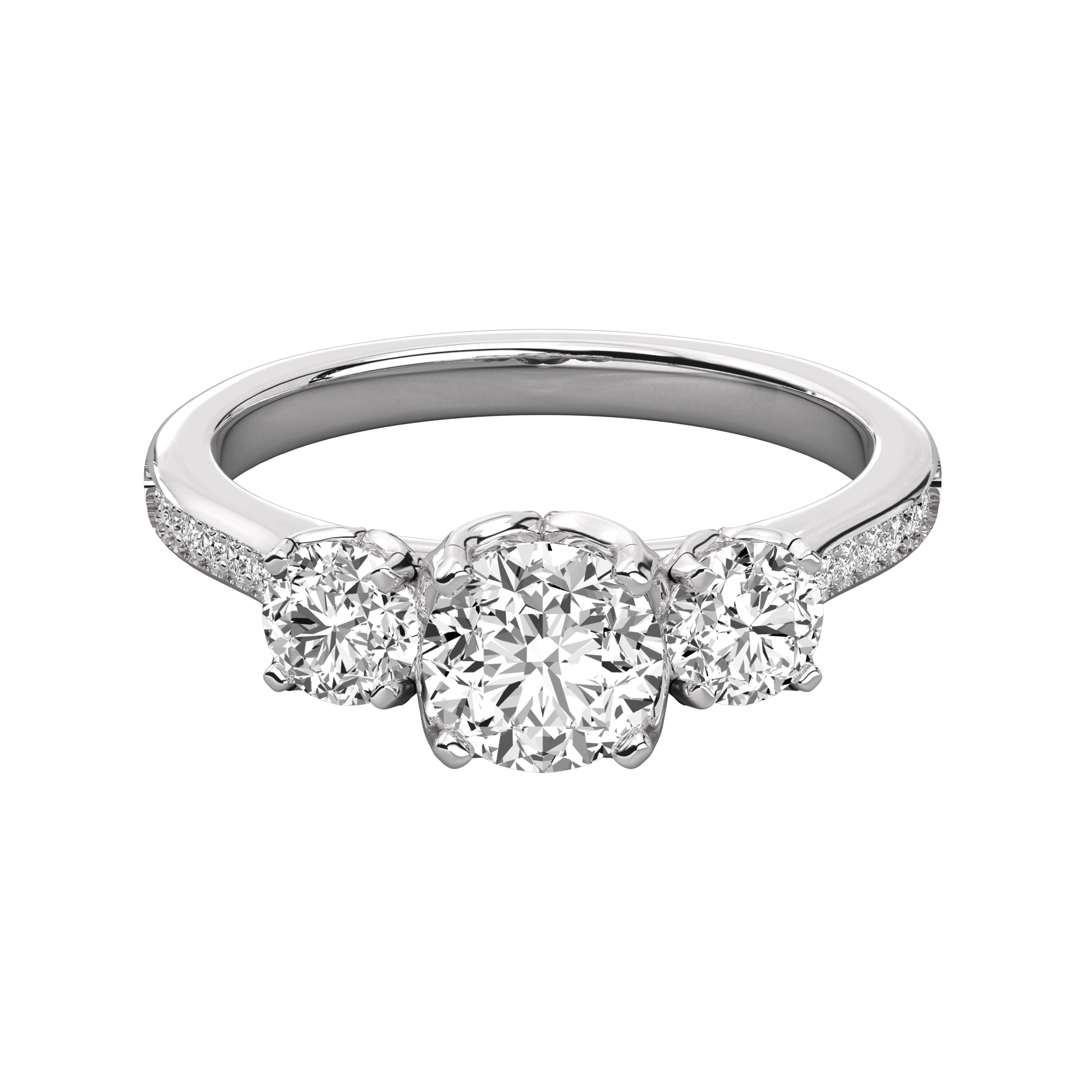 Keeva Jewels Round Diamond Prong Set Wedding Ring - KJR5033