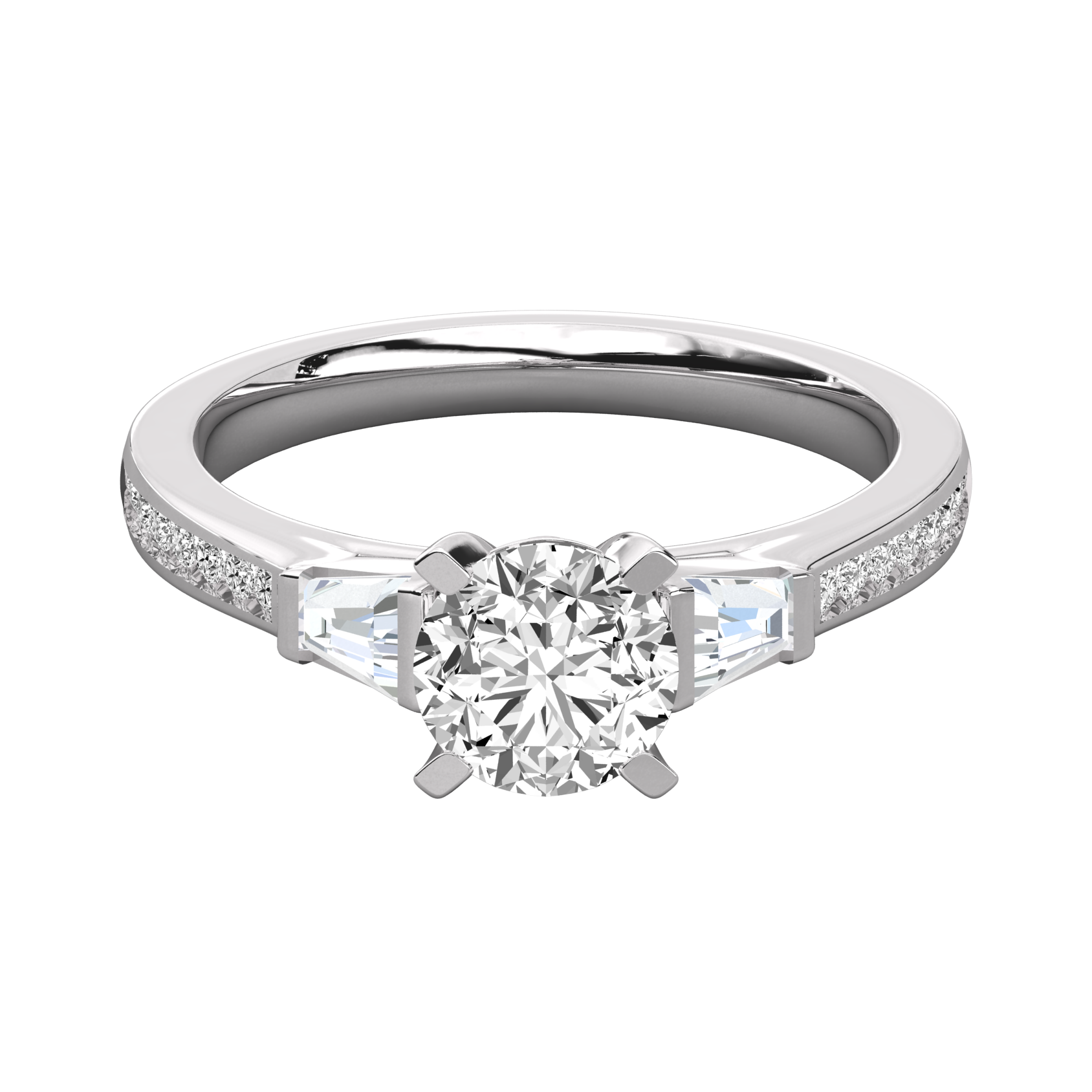 Keeva Jewels Round Diamond And Bugget Engagement Ring - KJR5037