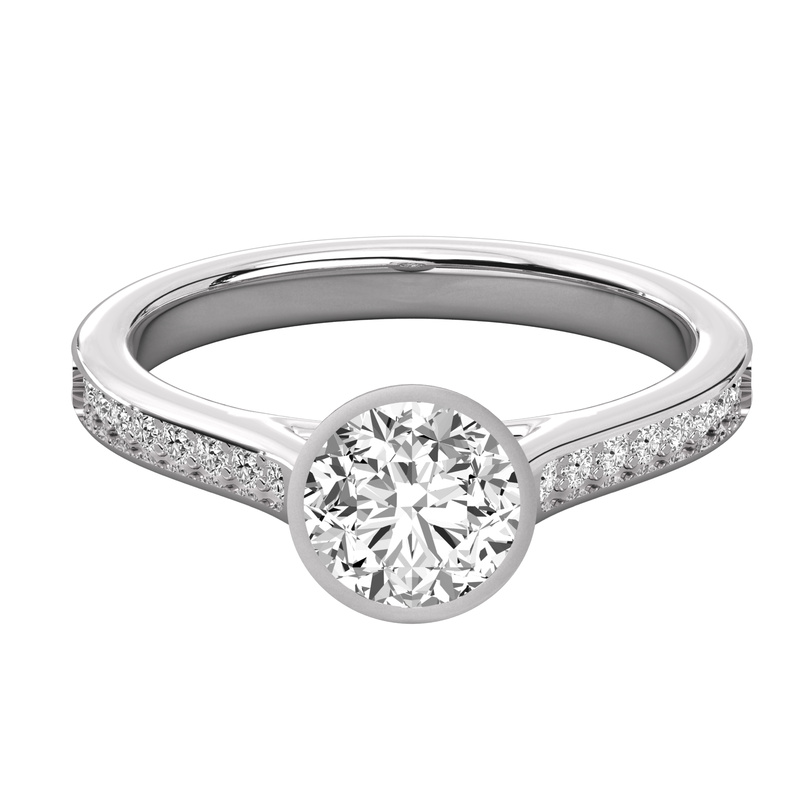 Keeva Jewels Round Diamond Prong Set Solitaire Ring - KJR5162