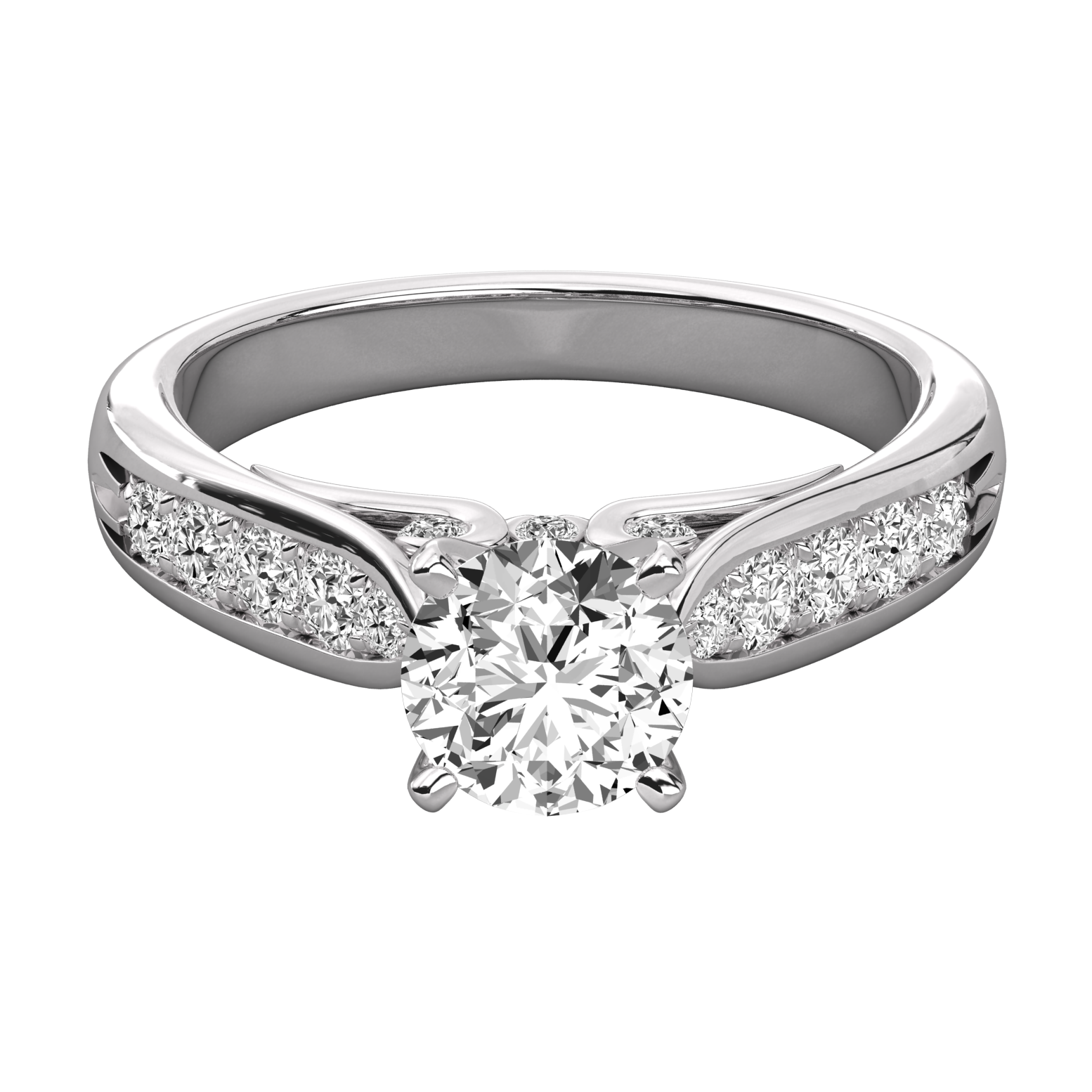 Keeva Jewels Round Diamond Solitaire Wedding Ring - KJR5229