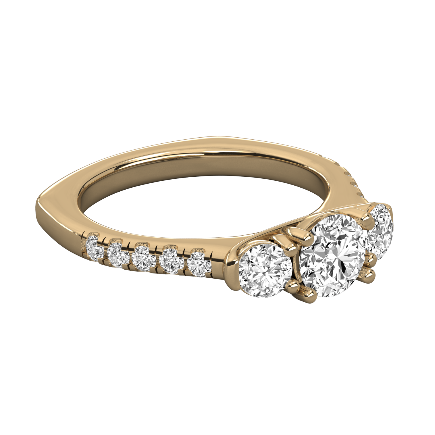 Keeva Jewels Round Cut Diamond Engagement Ring - KJR5043