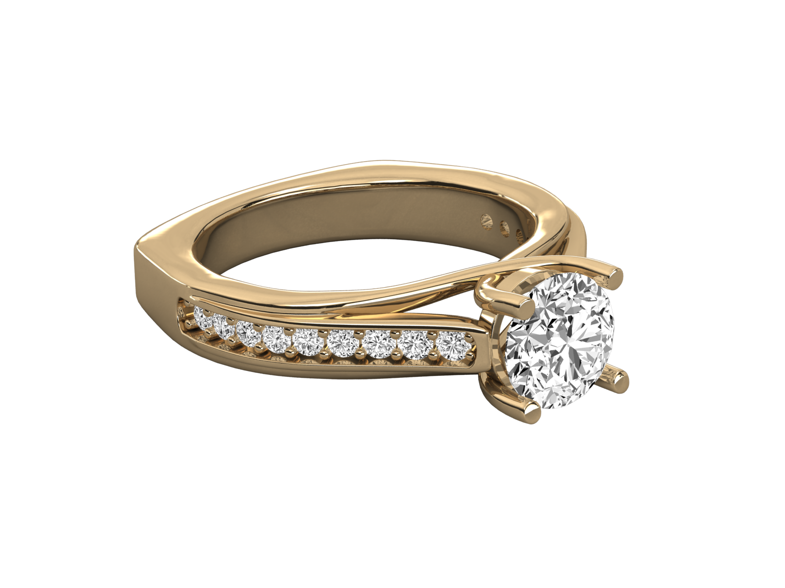 Keeva Jewels Round Diamond Designer Solitaire Ring - KJR5161