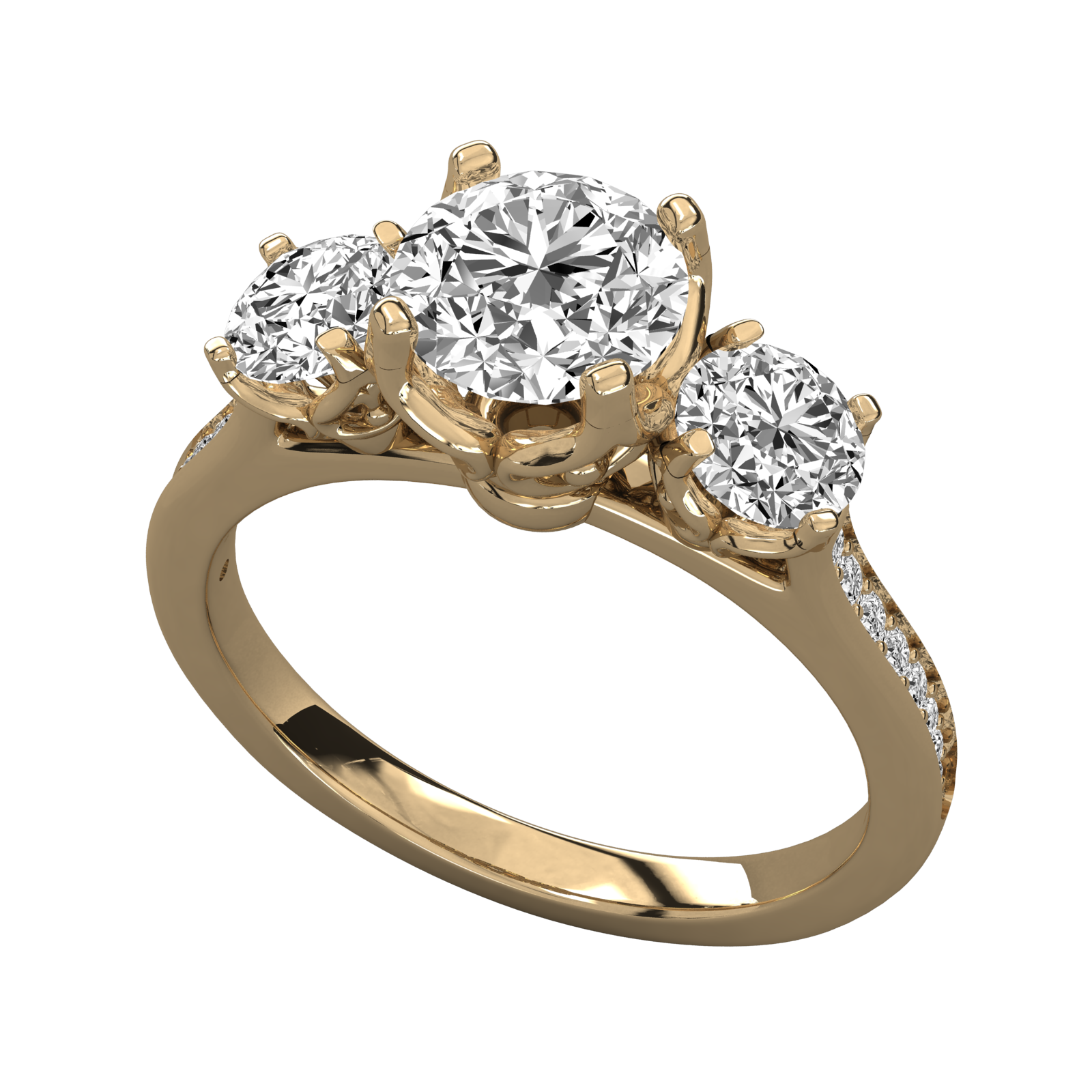 Keeva Jewels Round Diamond Prong Set Wedding Ring - KJR5033