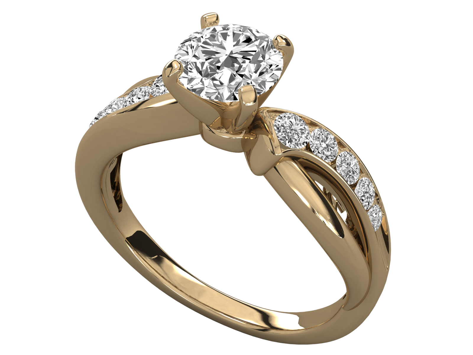 Keeva Jewels Round Diamond Designer Solitaire Ring - KJR5227