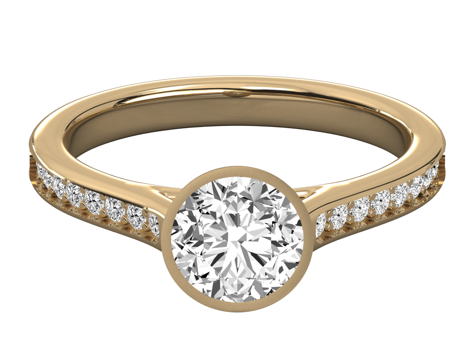 Keeva Jewels Round Diamond Prong Set Solitaire Ring - KJR5162