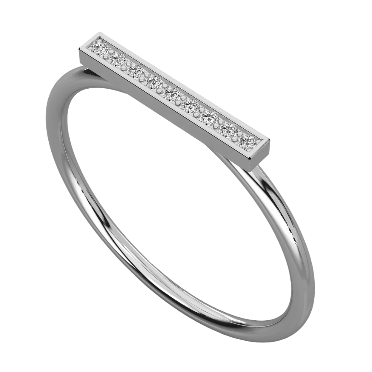 Keeva Jewels Round Diamond Simple Design Wedding Band - KJR5591