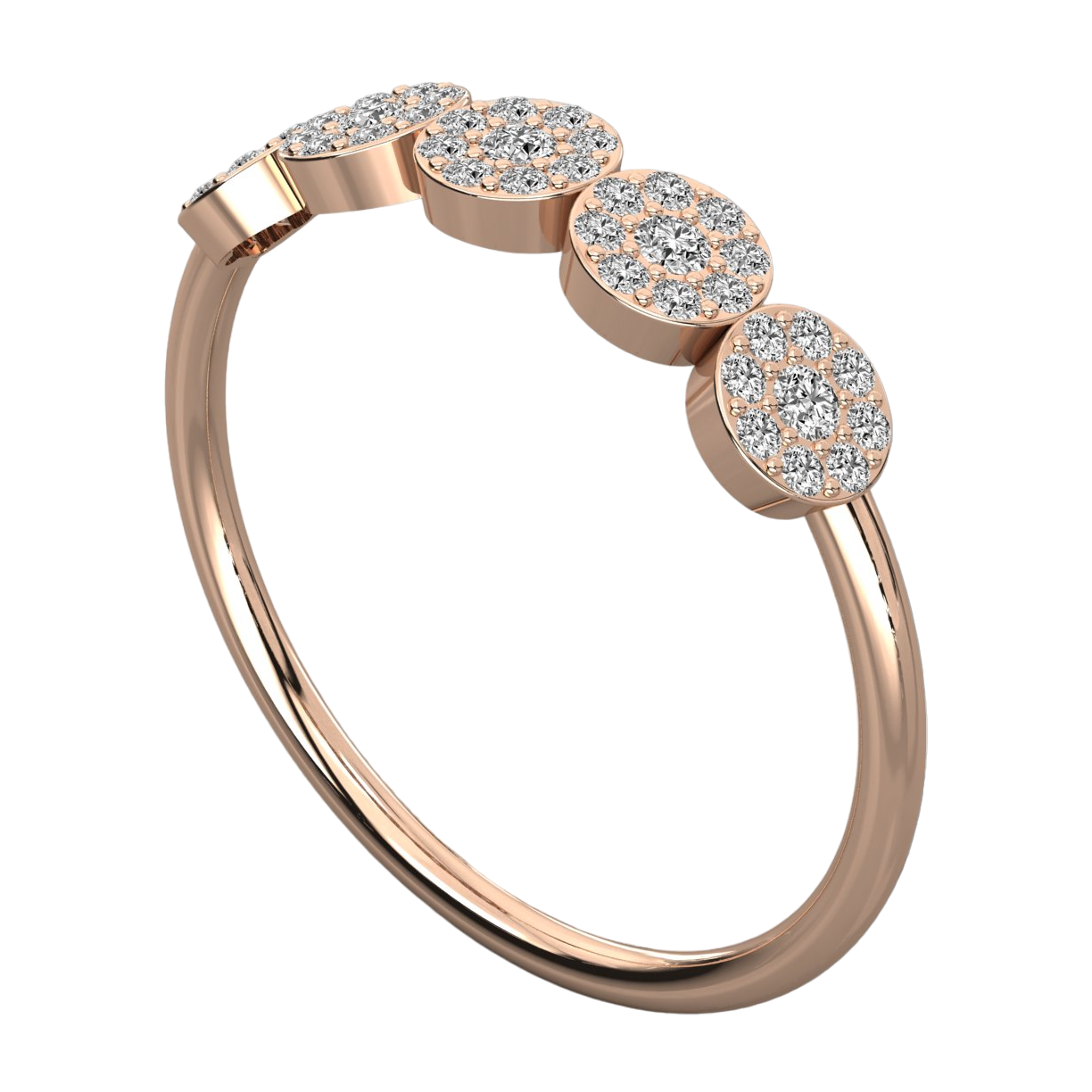 Keeva Jewels Round Diamond Designer Wedding Band - KJR5631